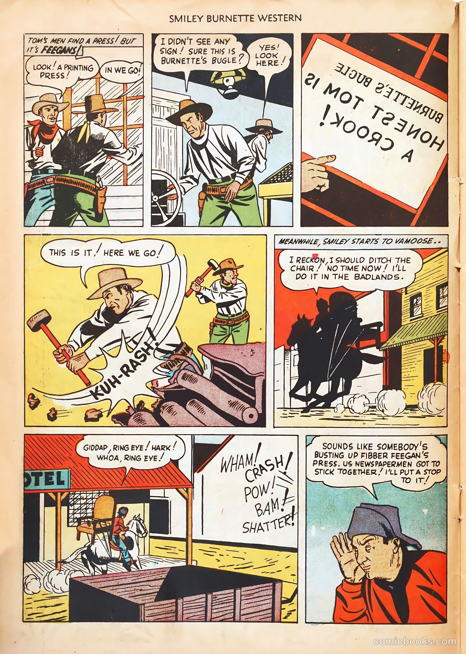 Smiley Burnette Western #2 — page 10 of 36
