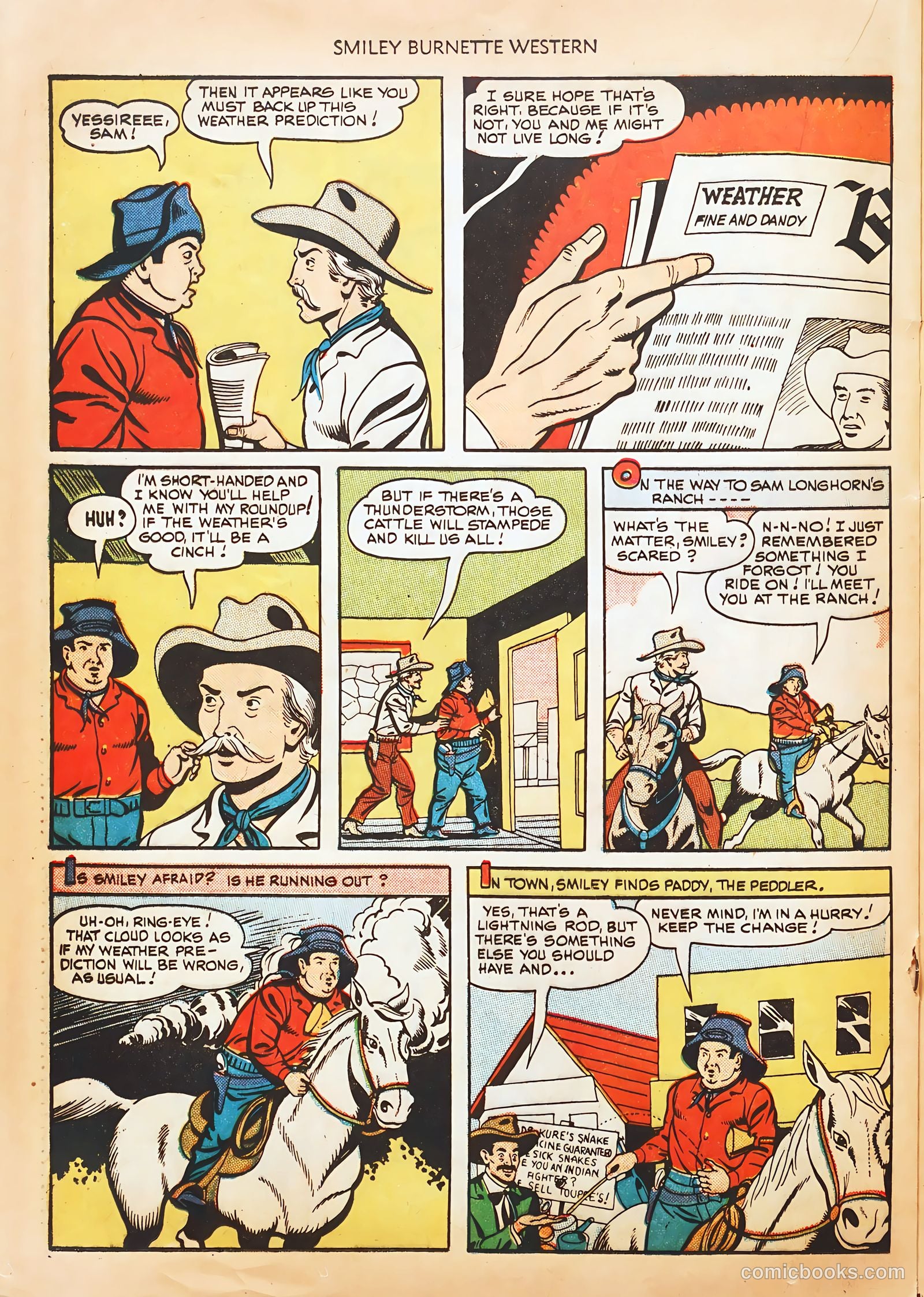Smiley Burnette Western #2 — page 20 of 36