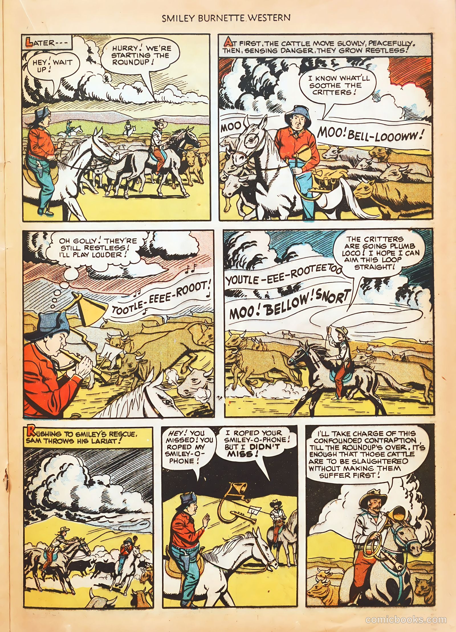 Smiley Burnette Western #2 — page 21 of 36