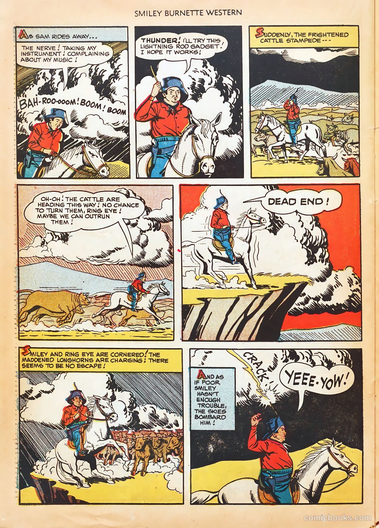 Smiley Burnette Western #2 — page 22 of 36