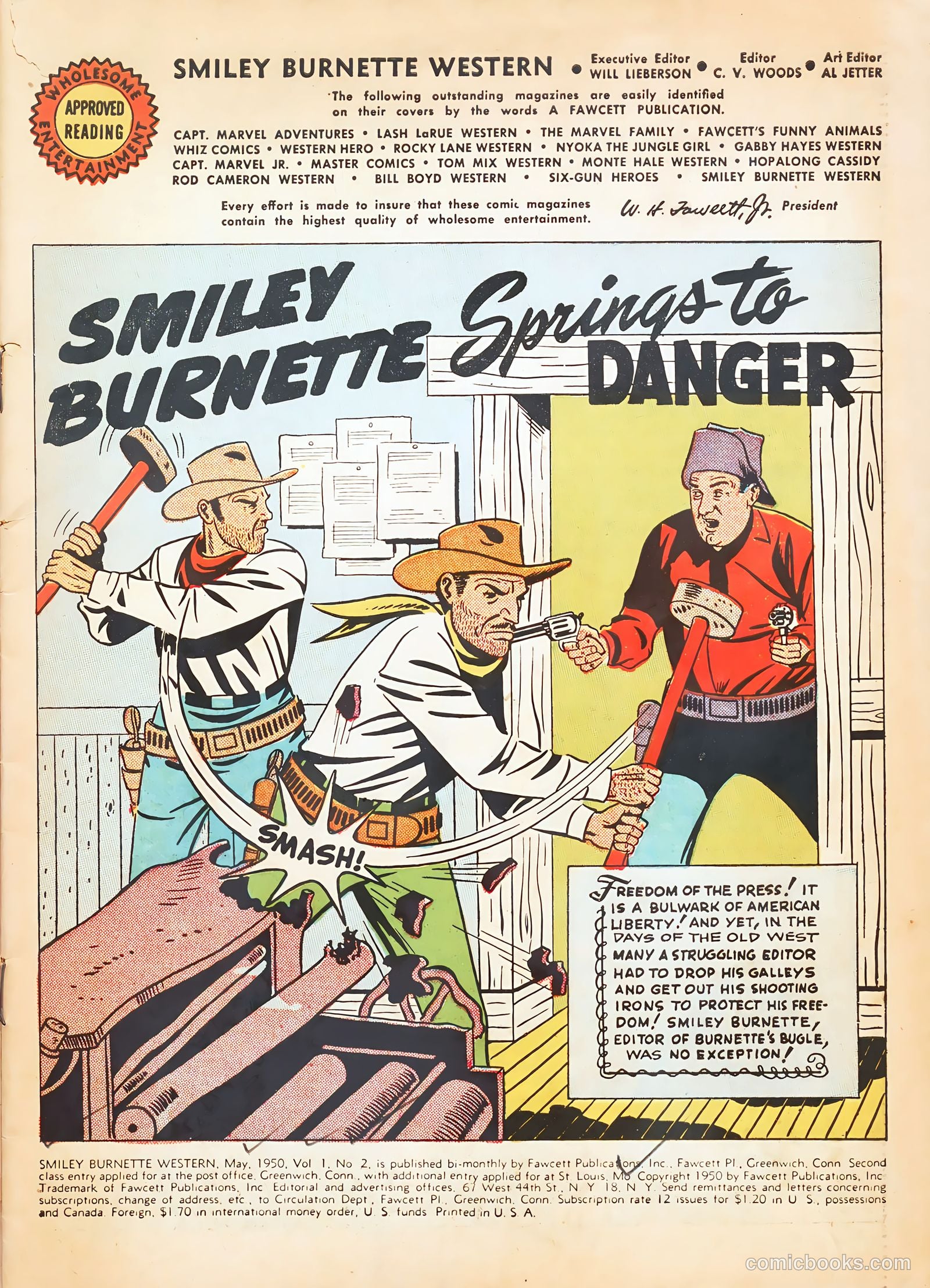 Smiley Burnette Western #2 — page 3 of 36