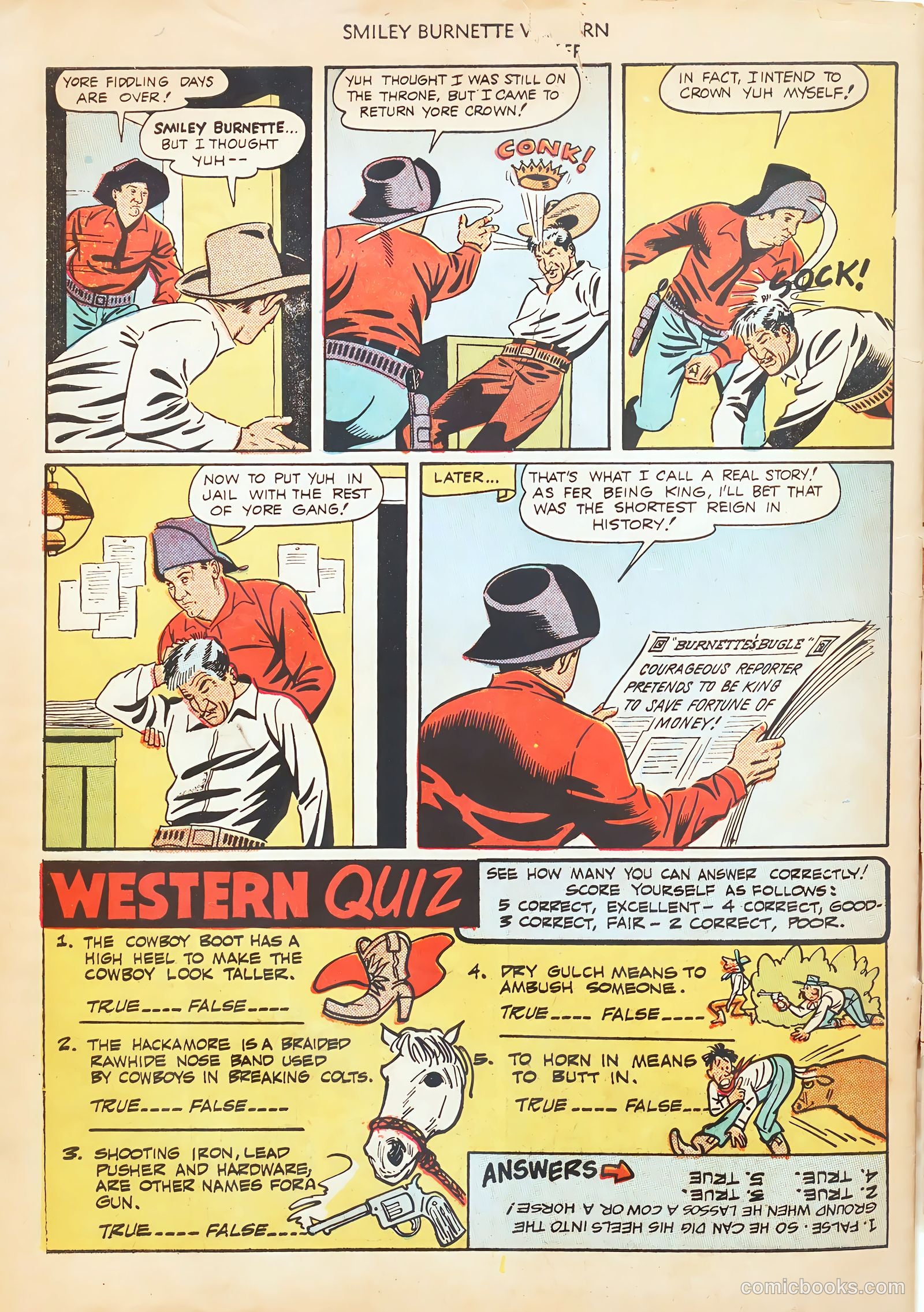 Smiley Burnette Western #2 — page 34 of 36