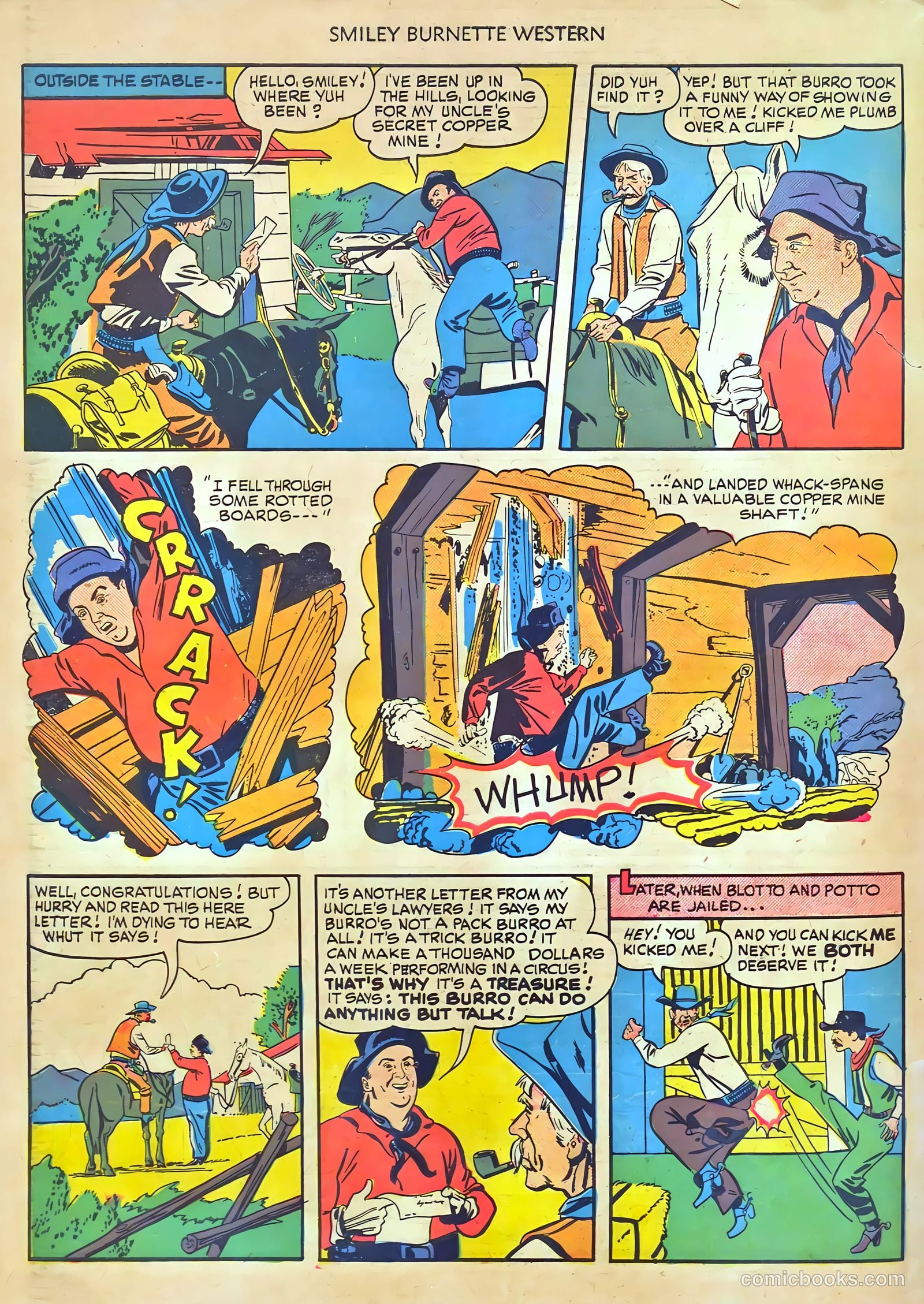 Smiley Burnette Western #3 — page 34 of 36