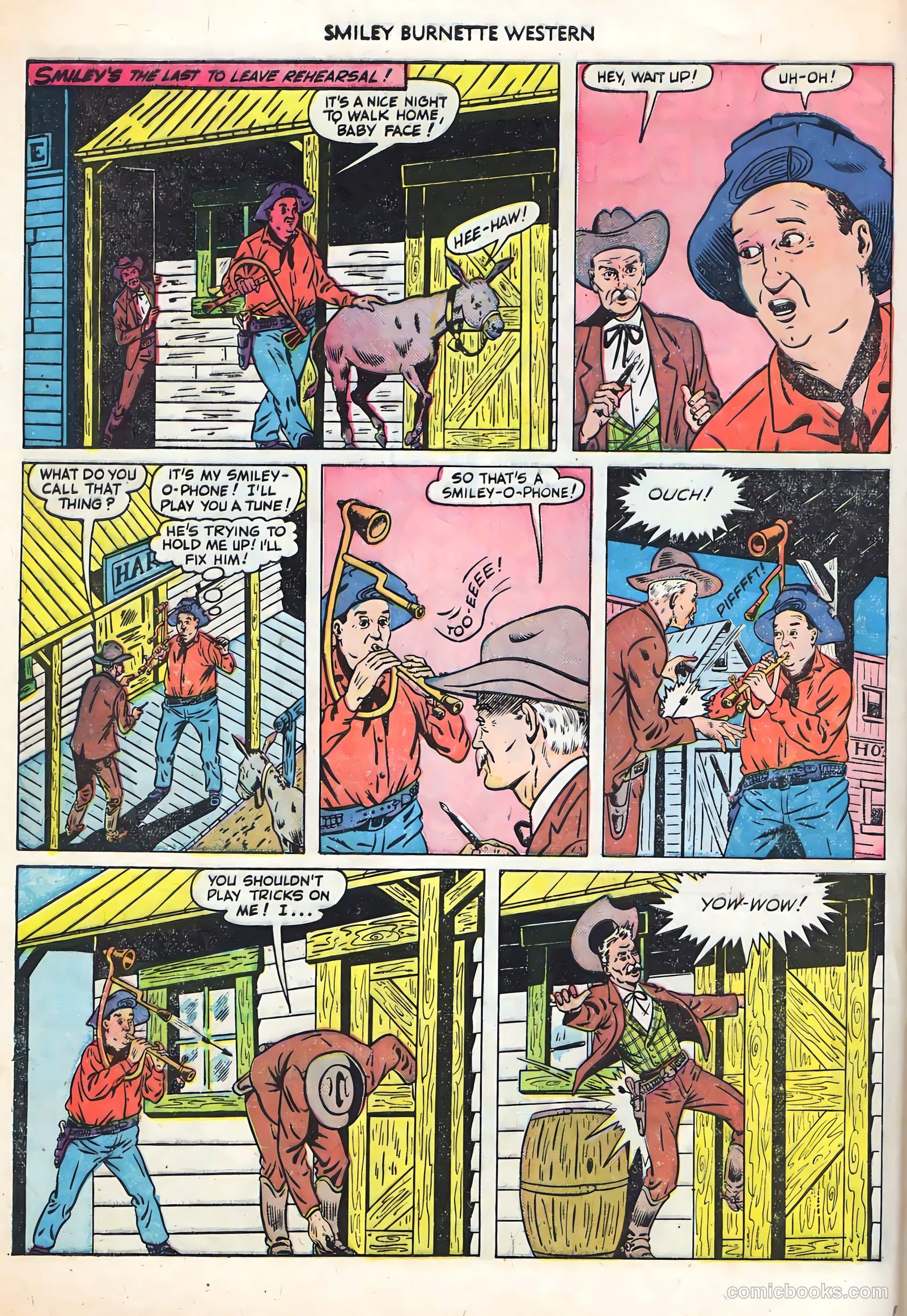Smiley Burnette Western #4 — page 28 of 36