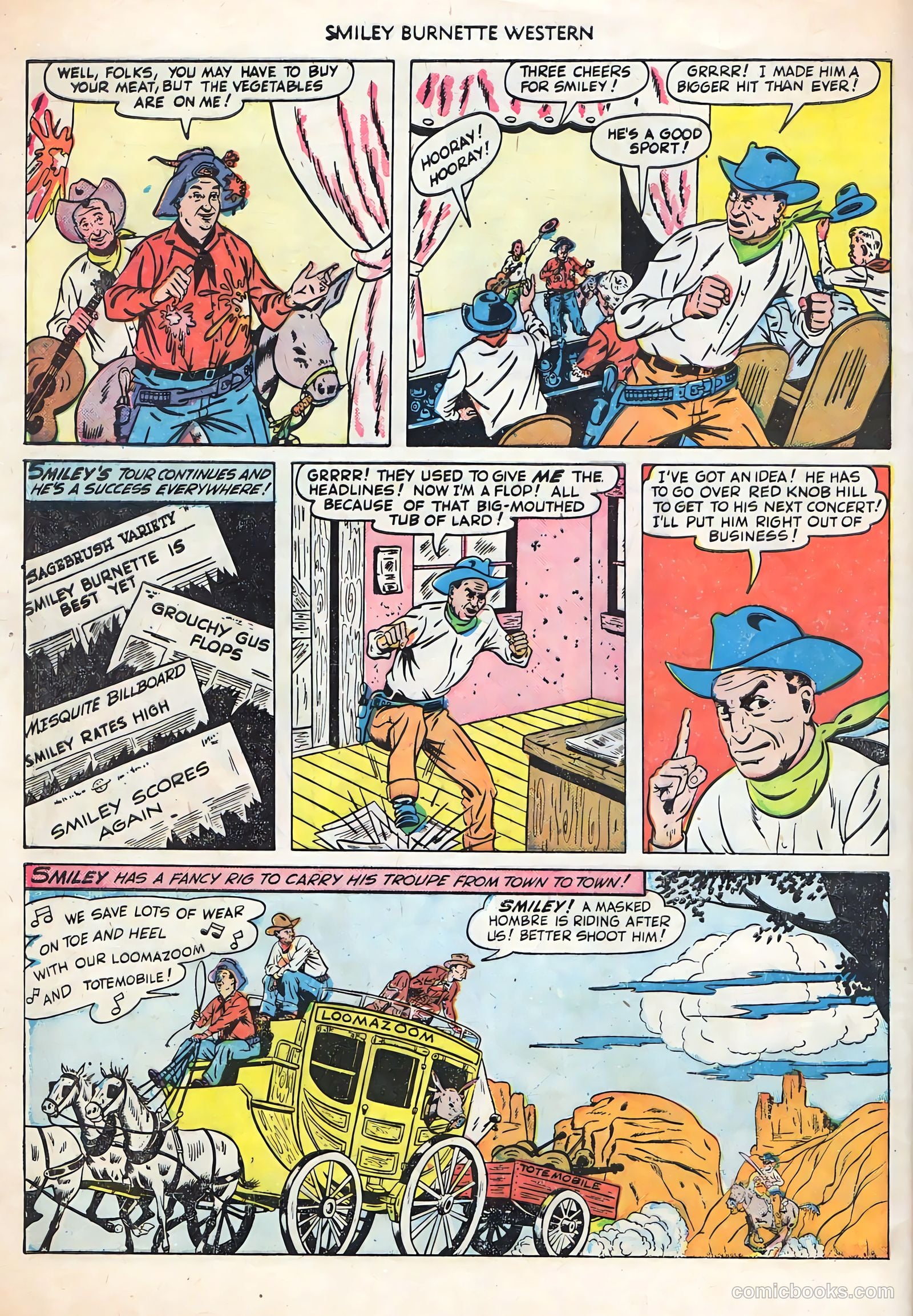 Smiley Burnette Western #4 — page 32 of 36