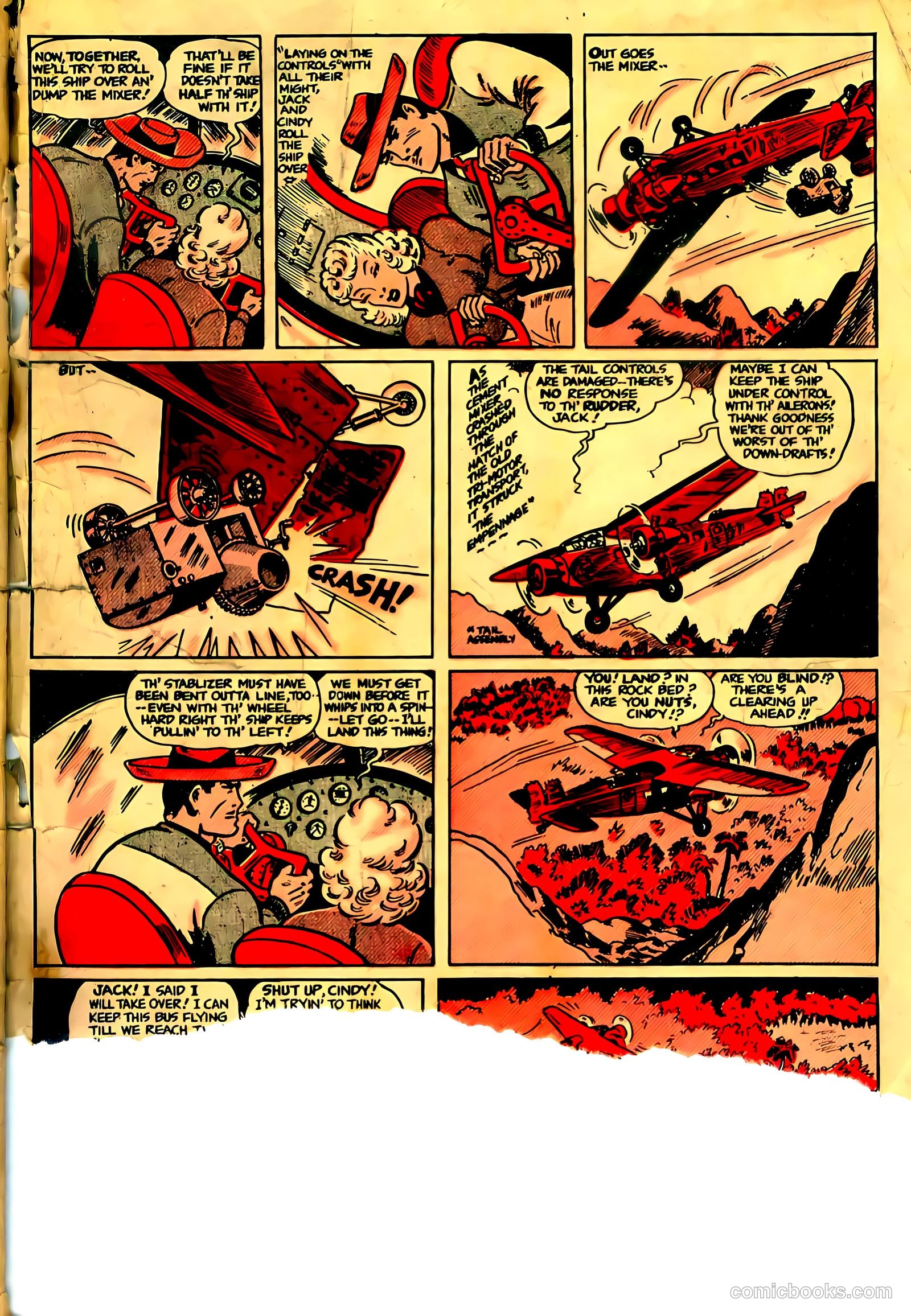Smilin' Jack #1 — page 35 of 36