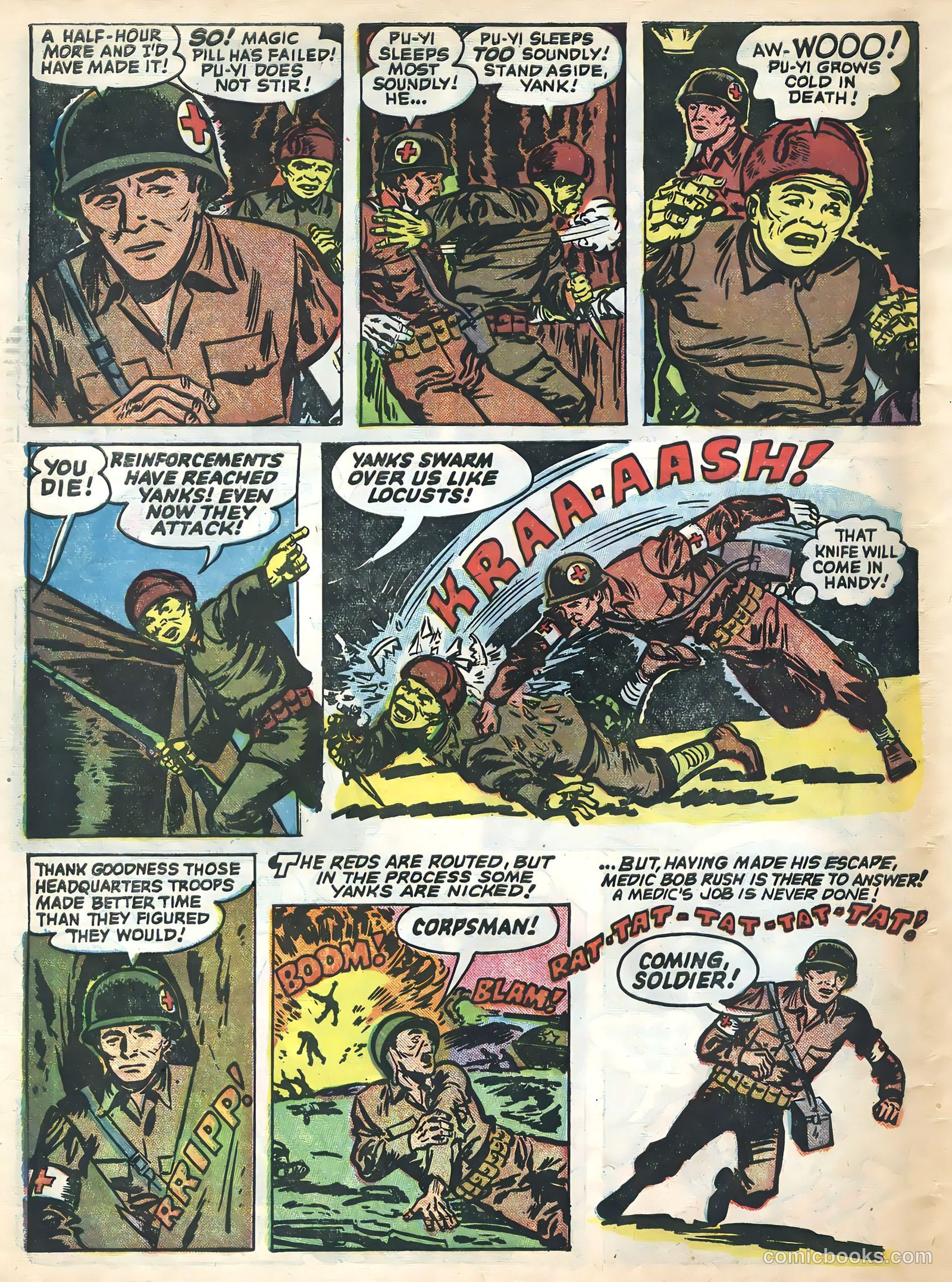 Soldier and Marine Comics #11 — page 34 of 36