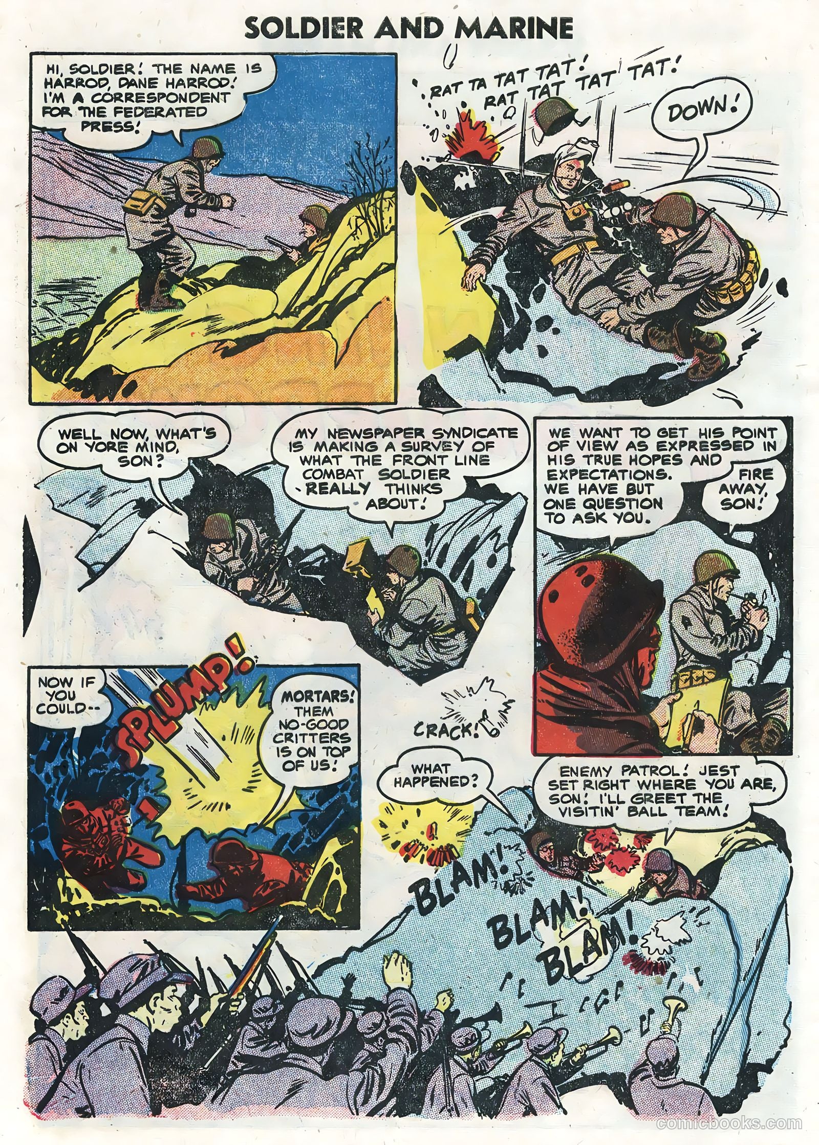 Soldier and Marine Comics #13 — page 4 of 36