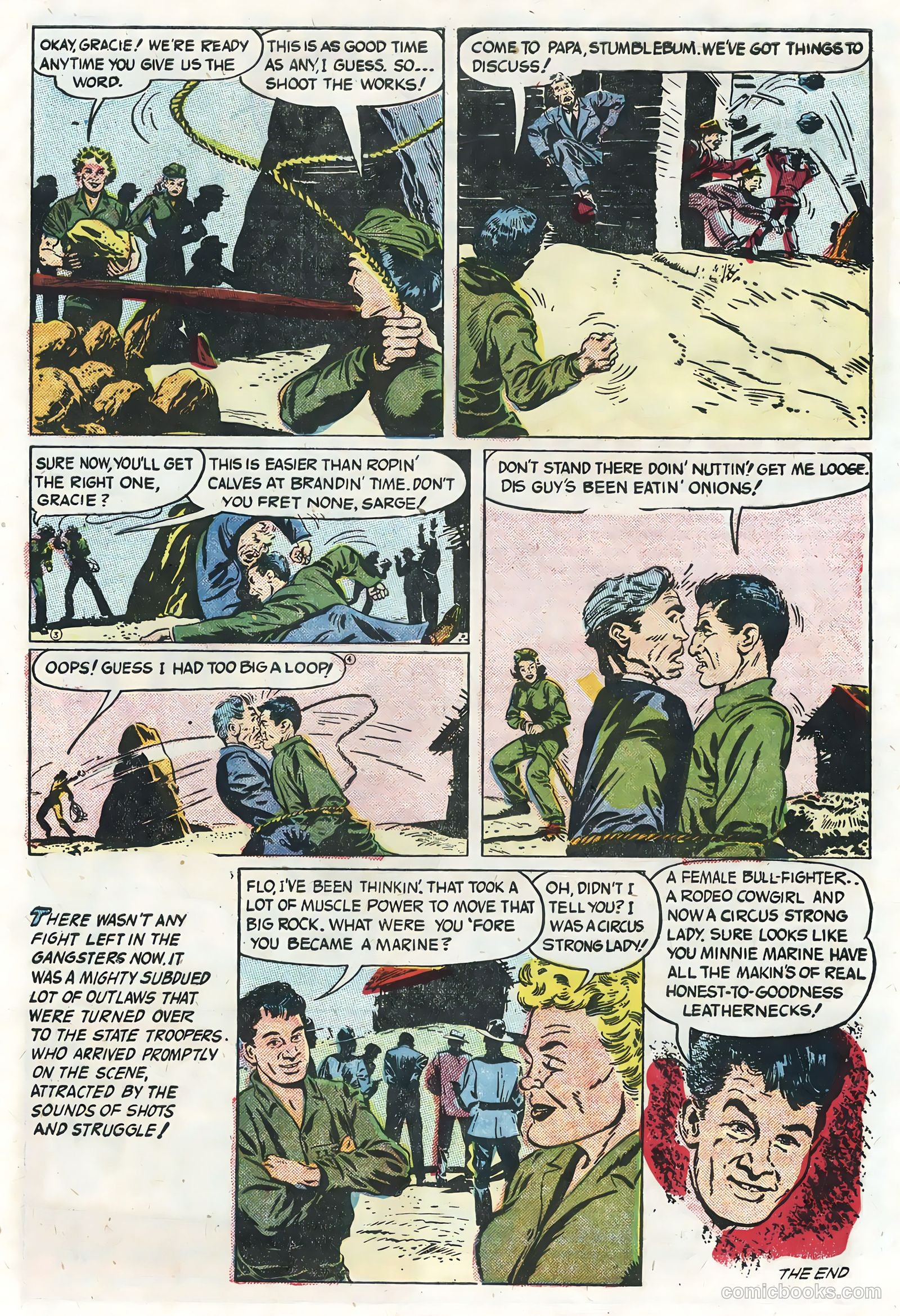Soldier and Marine Comics #13 — page 33 of 36