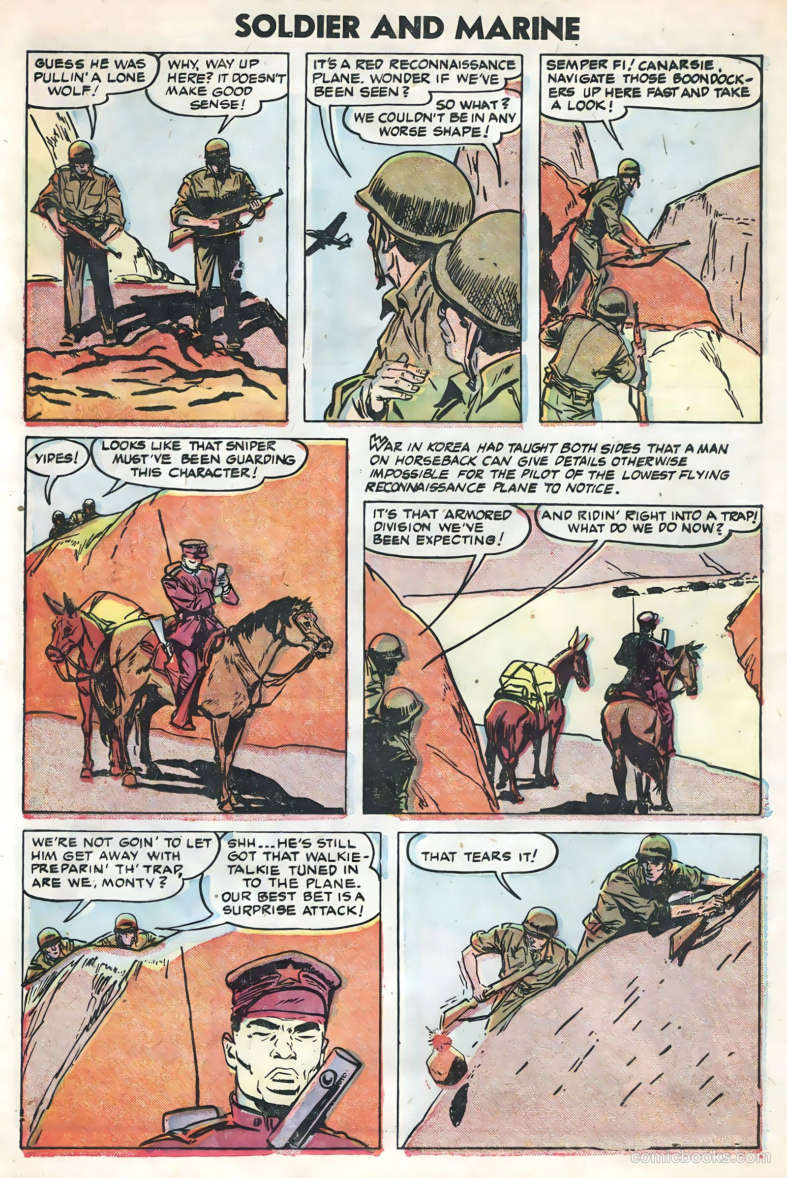 Soldier and Marine Comics #15 — page 20 of 36
