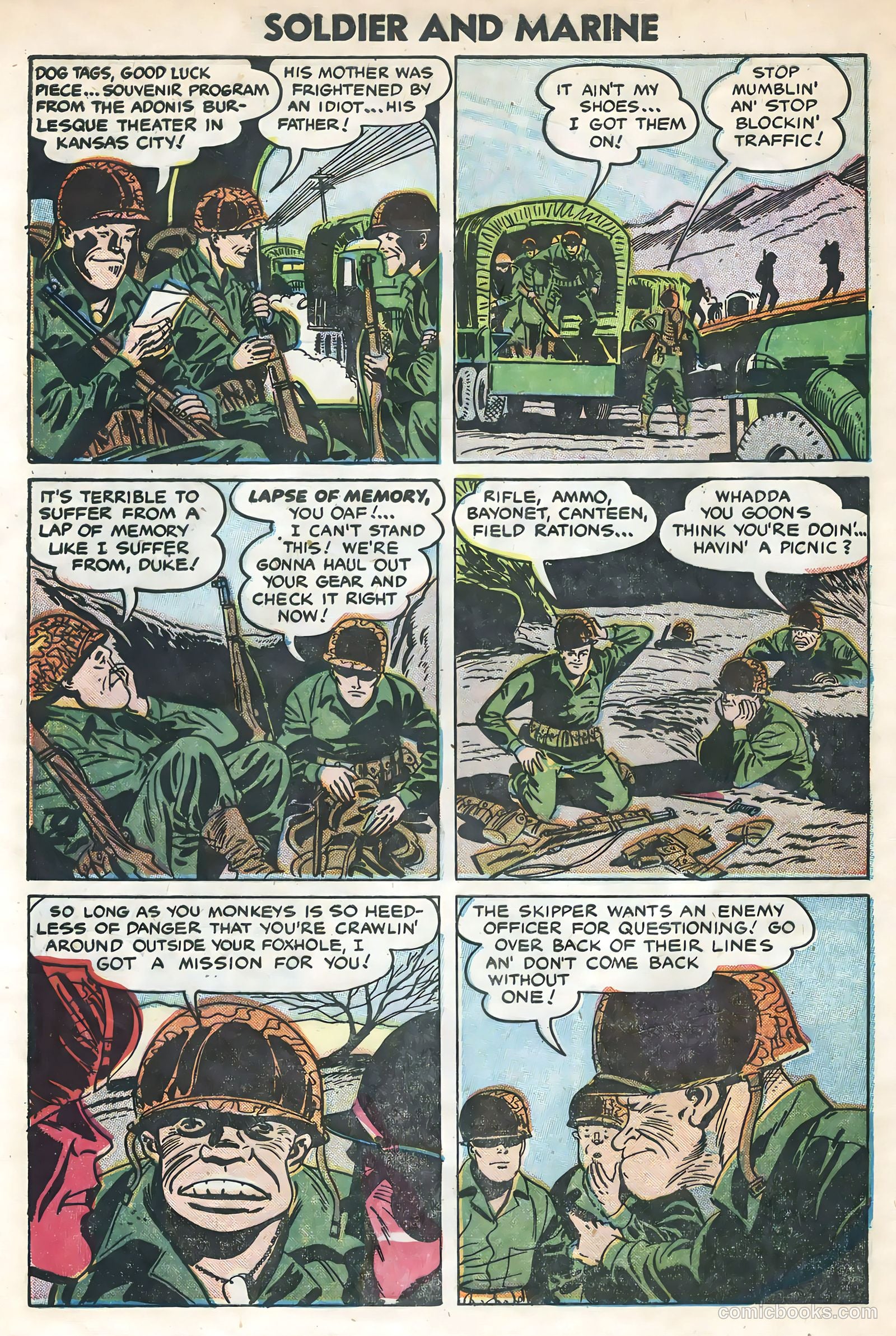 Soldier and Marine Comics #15 — page 28 of 36