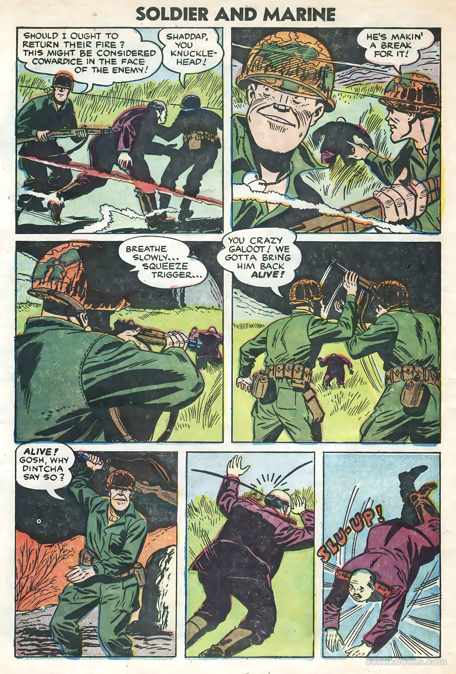 Soldier and Marine Comics #15 — page 32 of 36