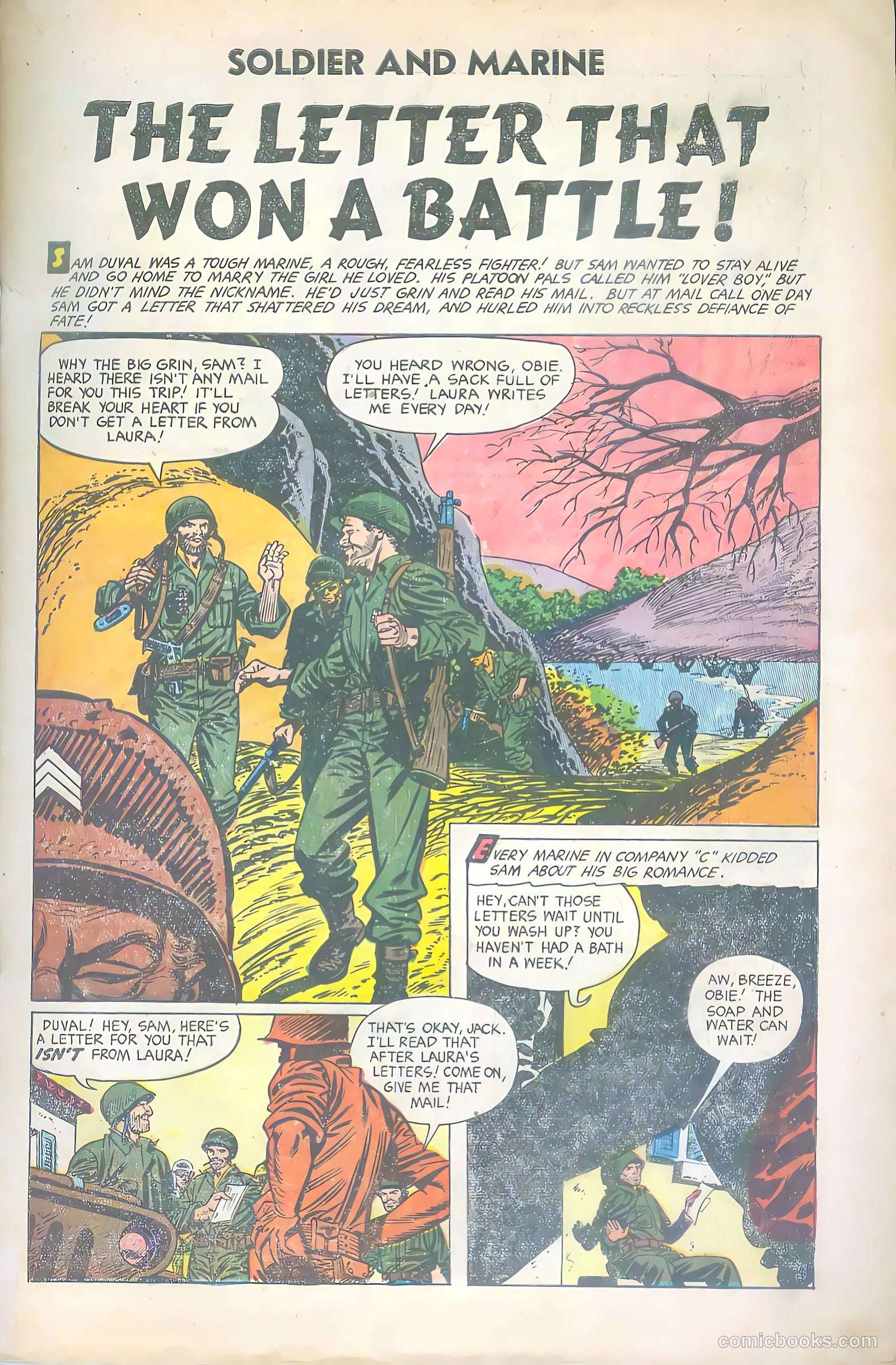 Soldier and Marine Comics #9 — page 3 of 36