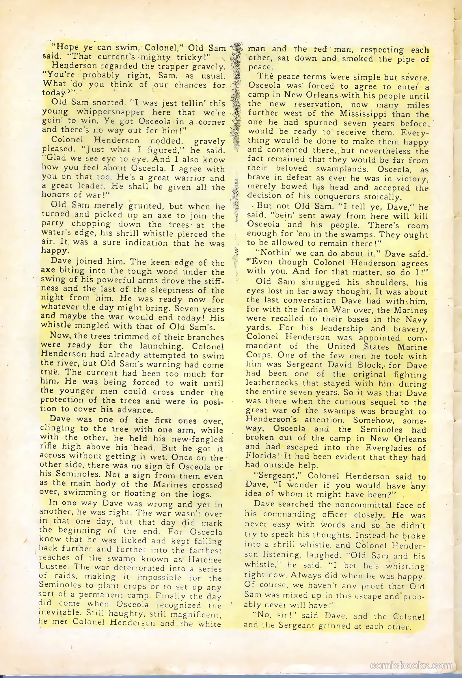 Soldier and Marine Comics #9 — page 30 of 36
