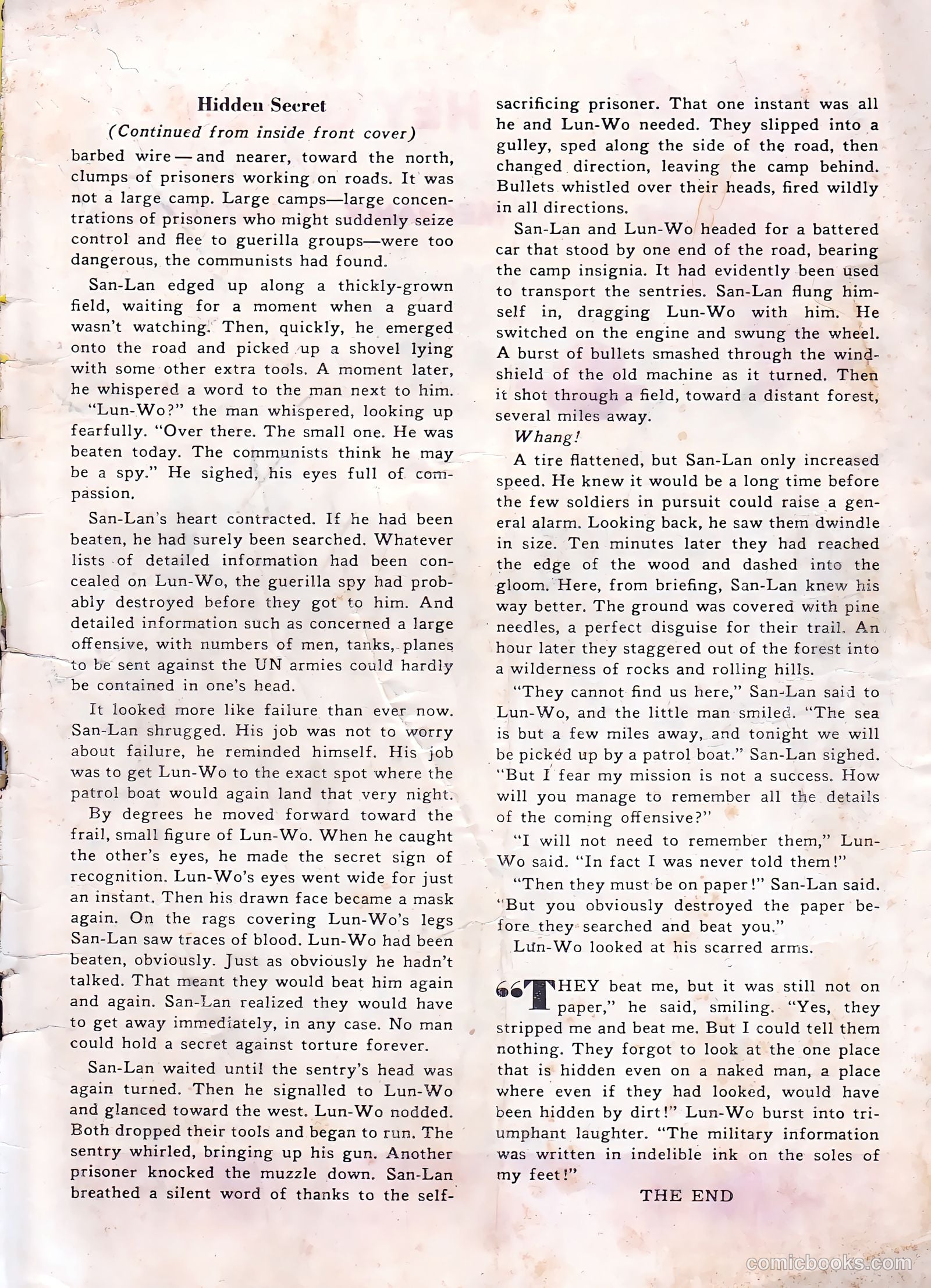 Soldier Comics #10 — page 35 of 36