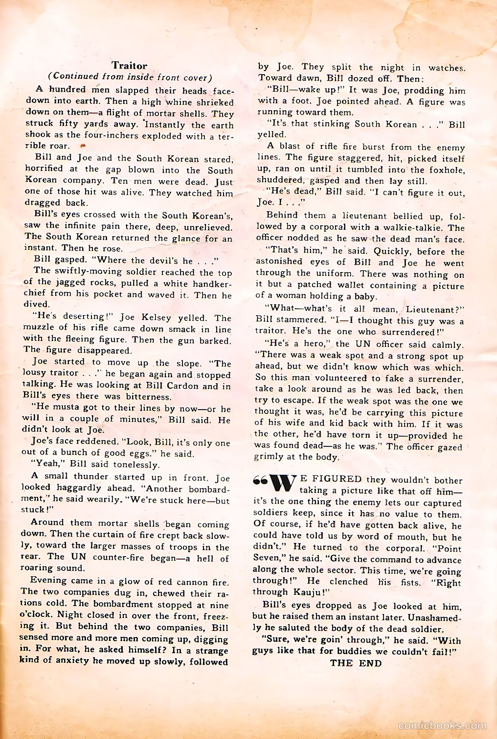 Soldier Comics #11 — page 35 of 36