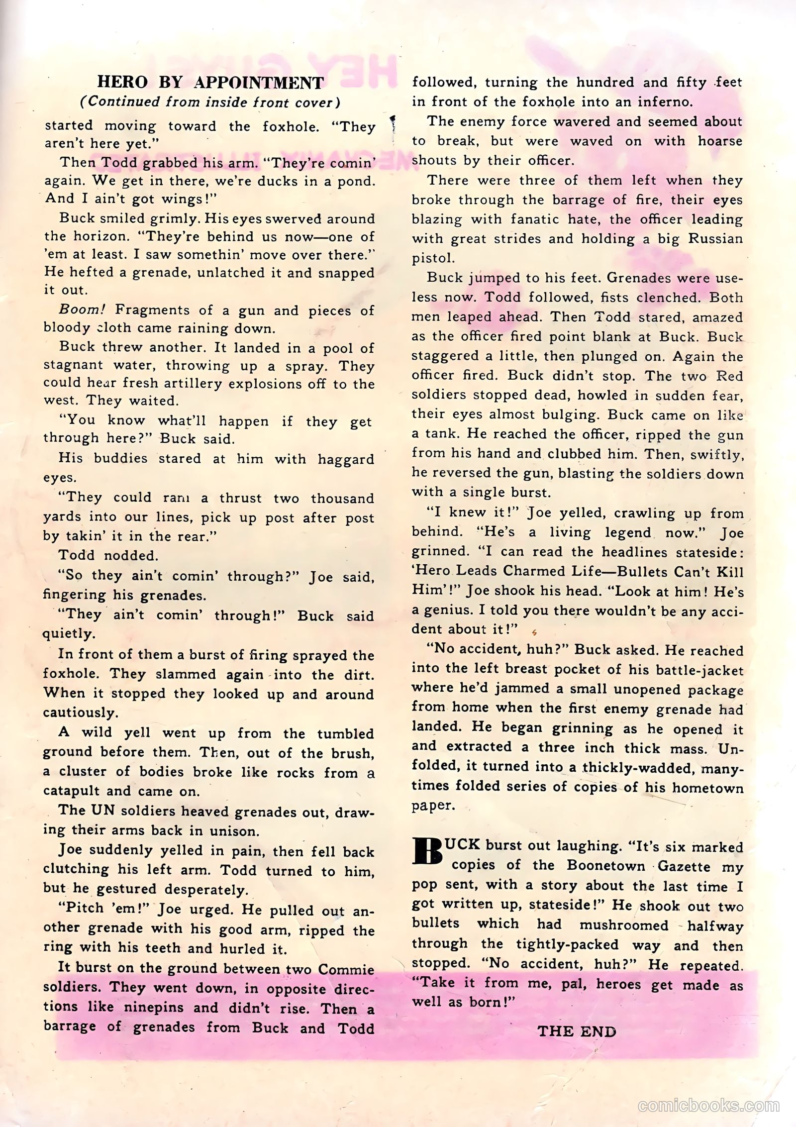 Soldier Comics #9 — page 35 of 36