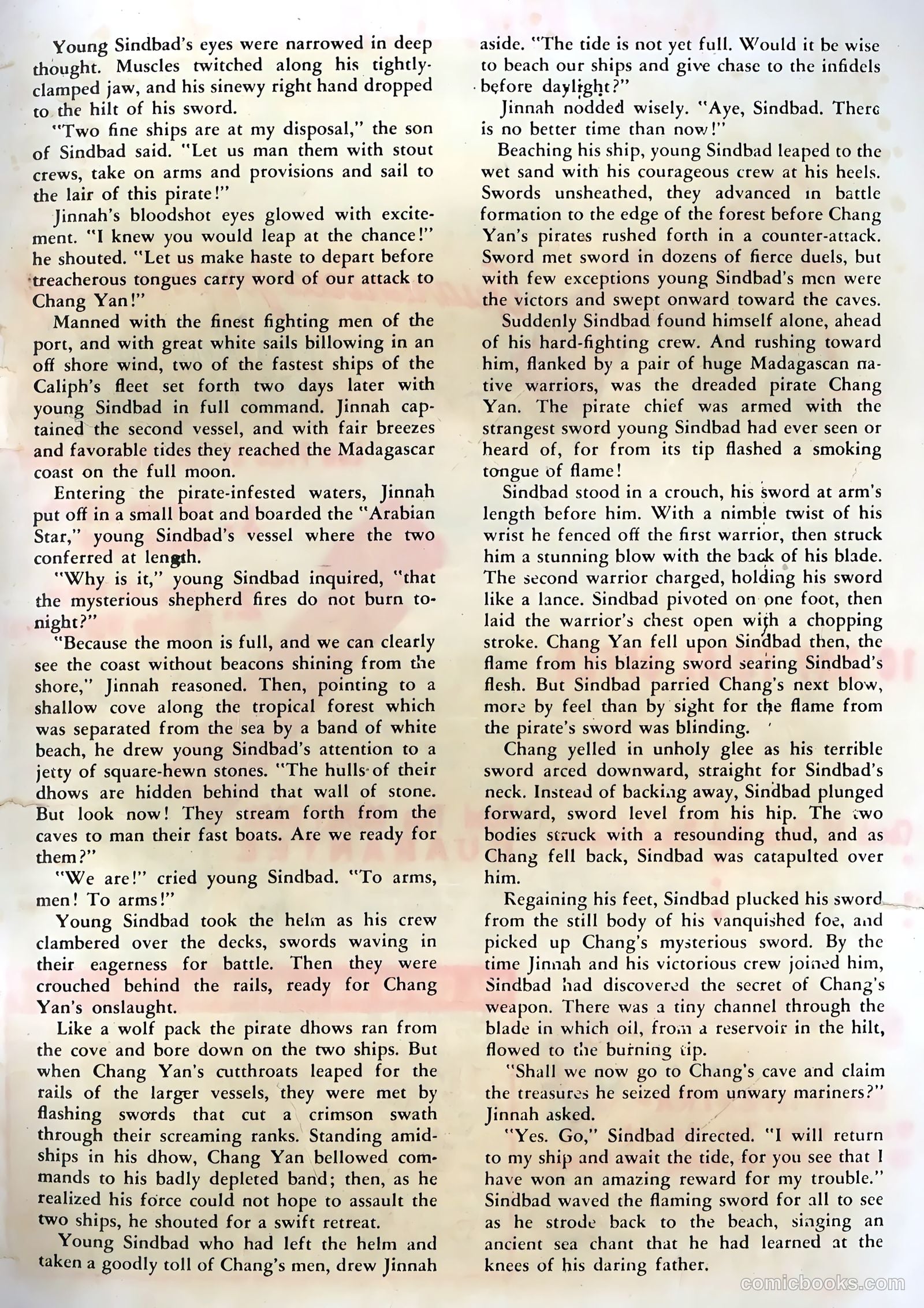 Son of Sinbad #1 — page 35 of 36