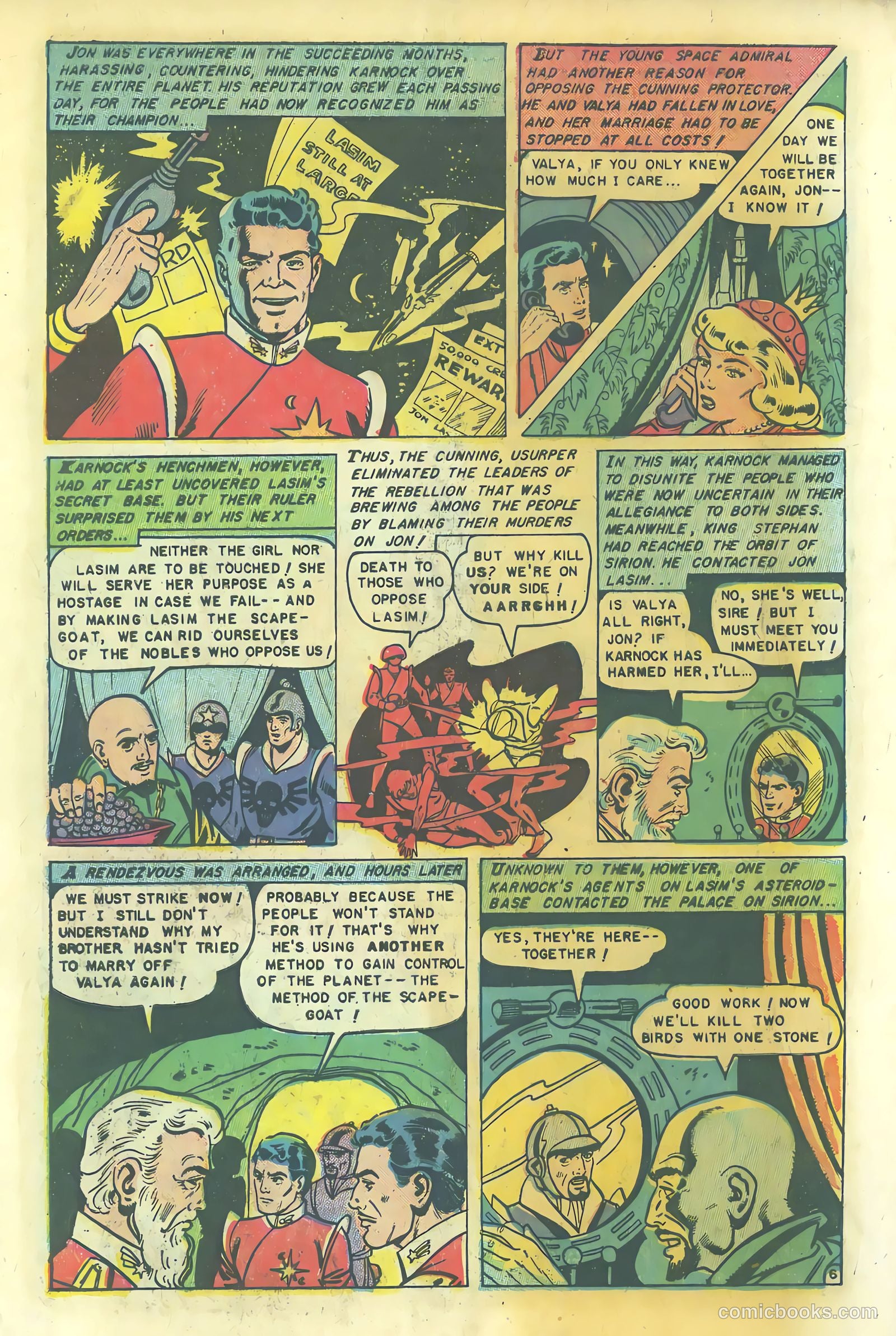 Space Action #1 — page 8 of 37