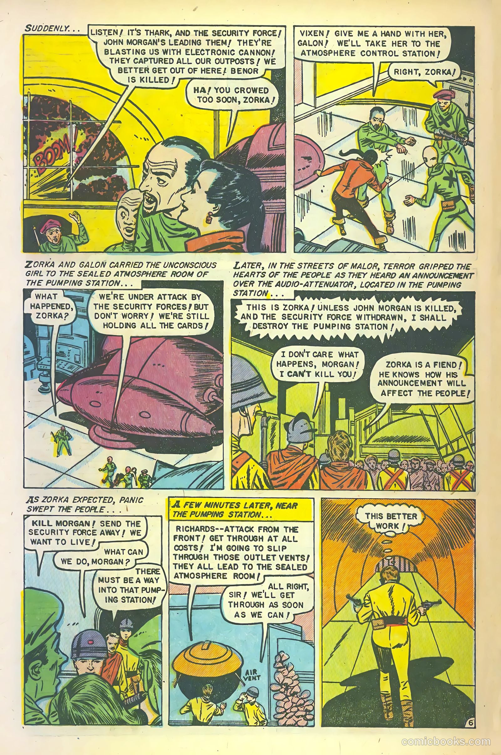 Space Action #3 — page 32 of 36
