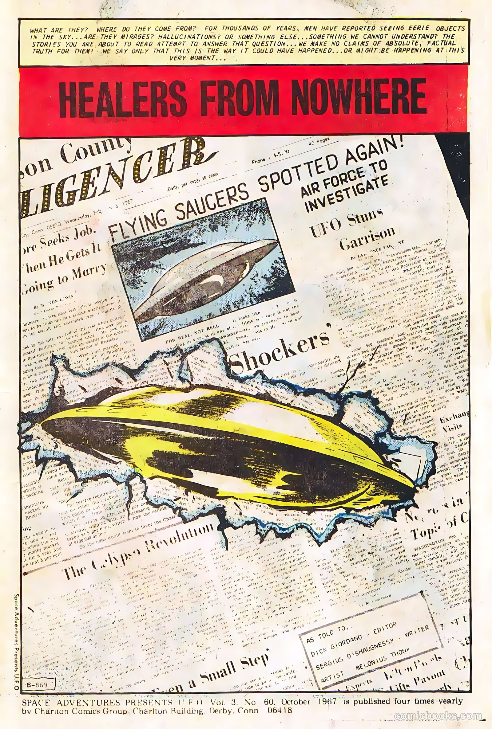 Space Adventures Presents U.F.O. #60 — page 3 of 36