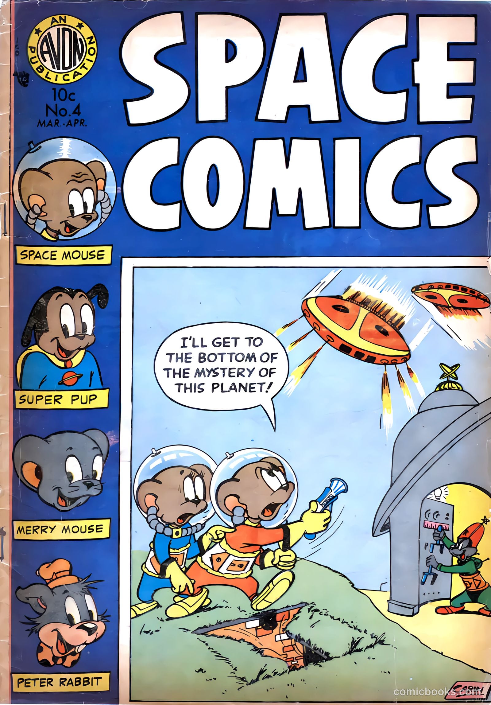 Space Comics #4 — page 1 of 36