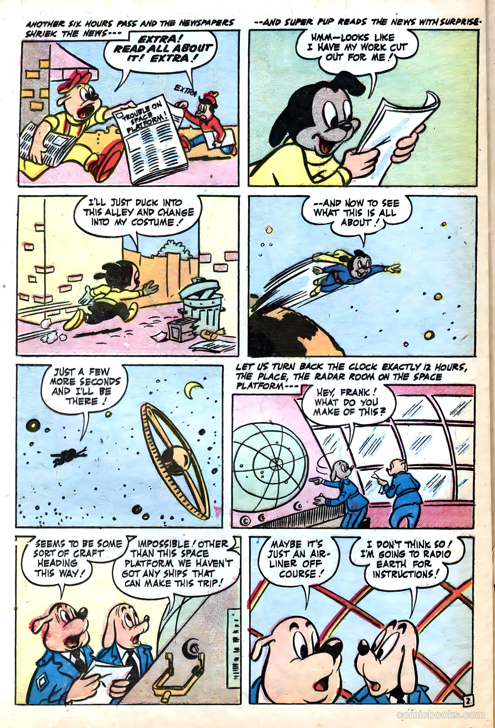Space Comics #4 — page 12 of 36