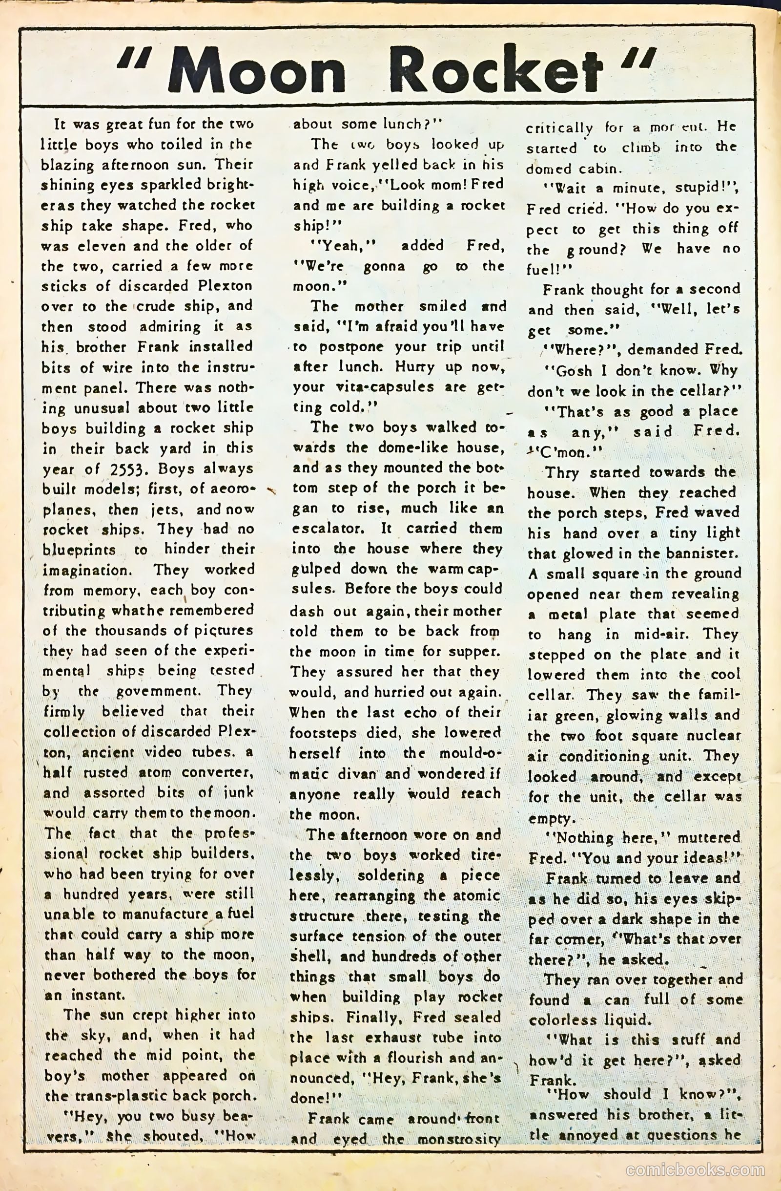 Space Comics #5 — page 16 of 36