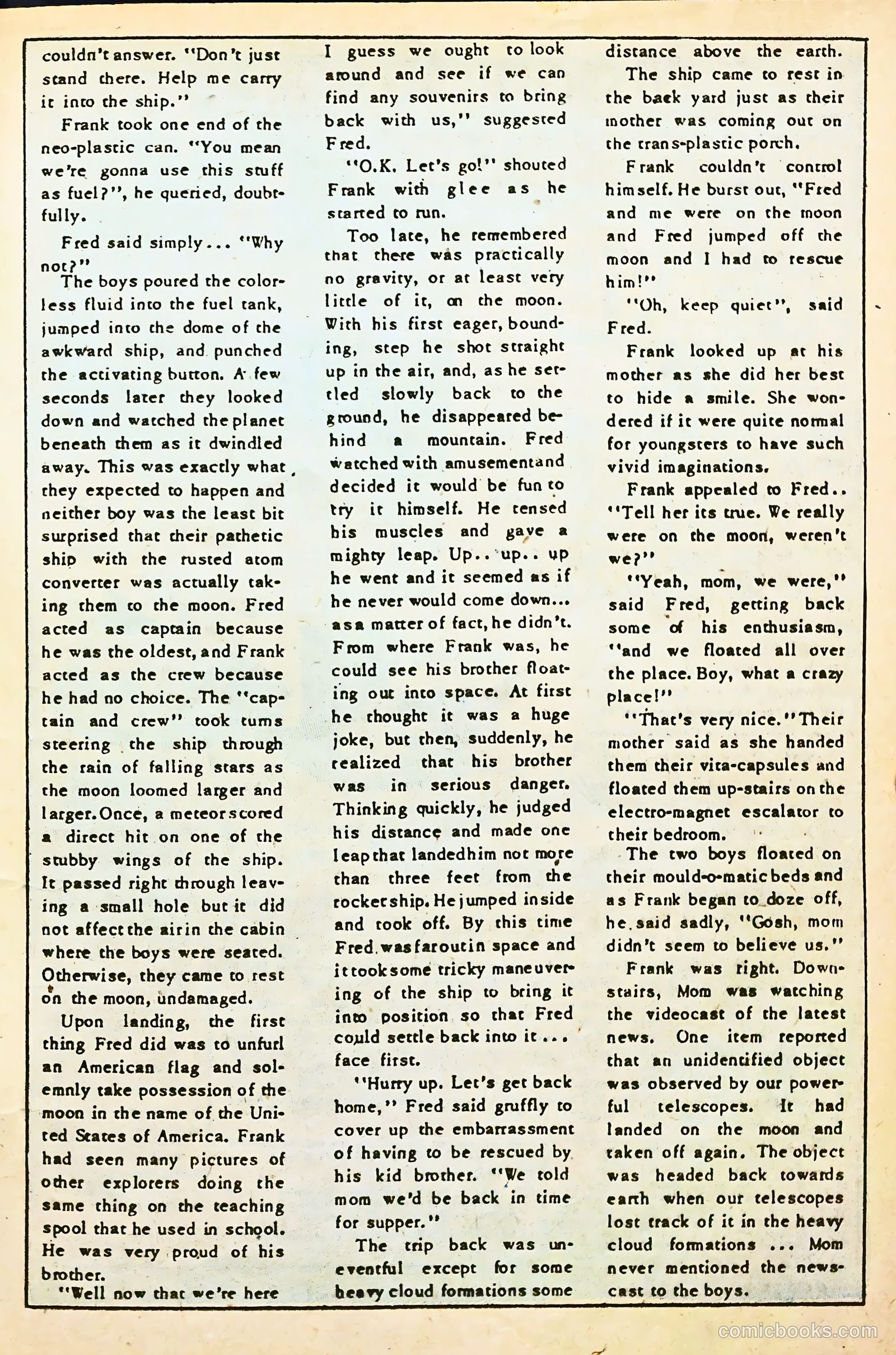 Space Comics #5 — page 17 of 36