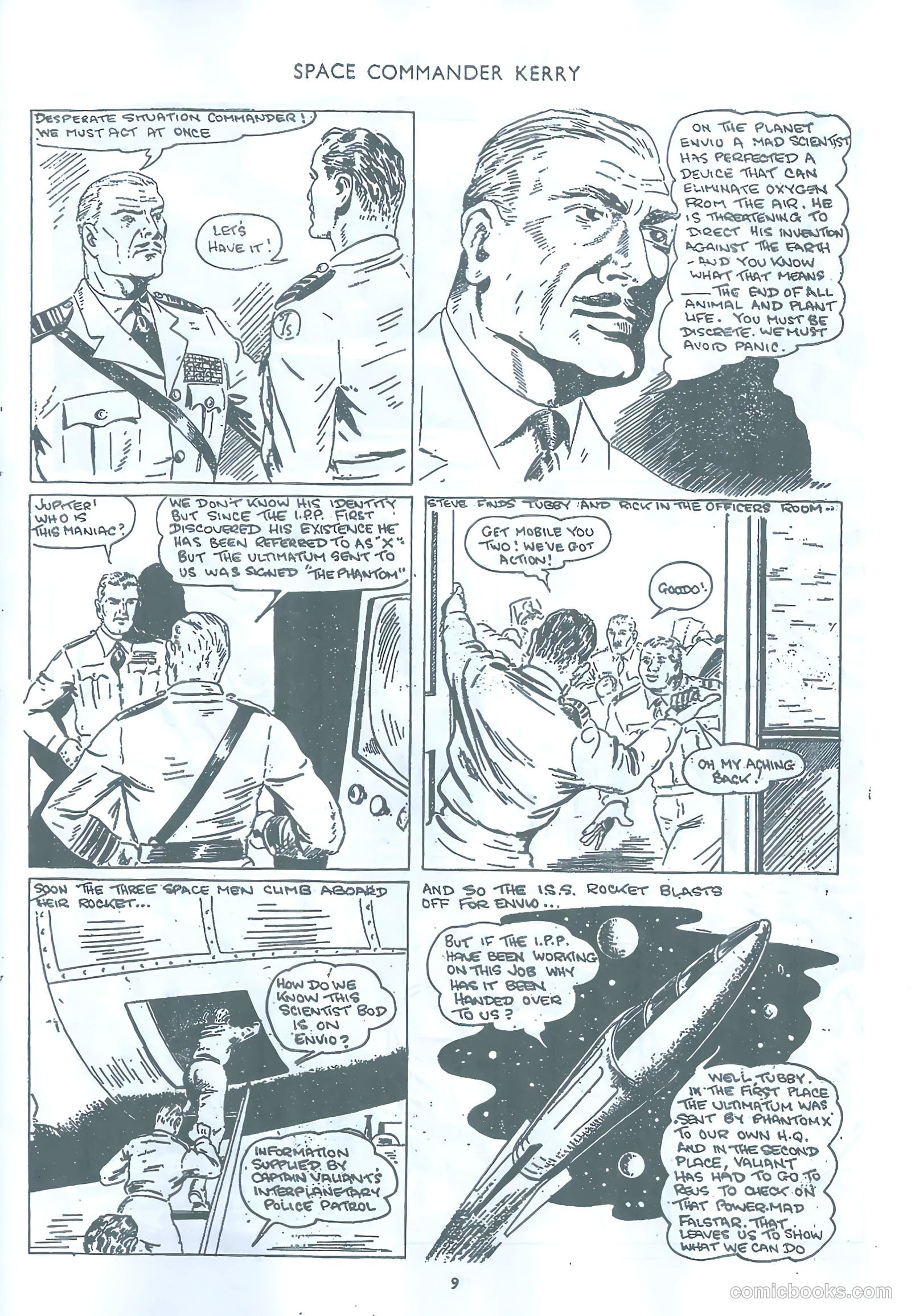 Space Commander Kerry #53 — page 9 of 28