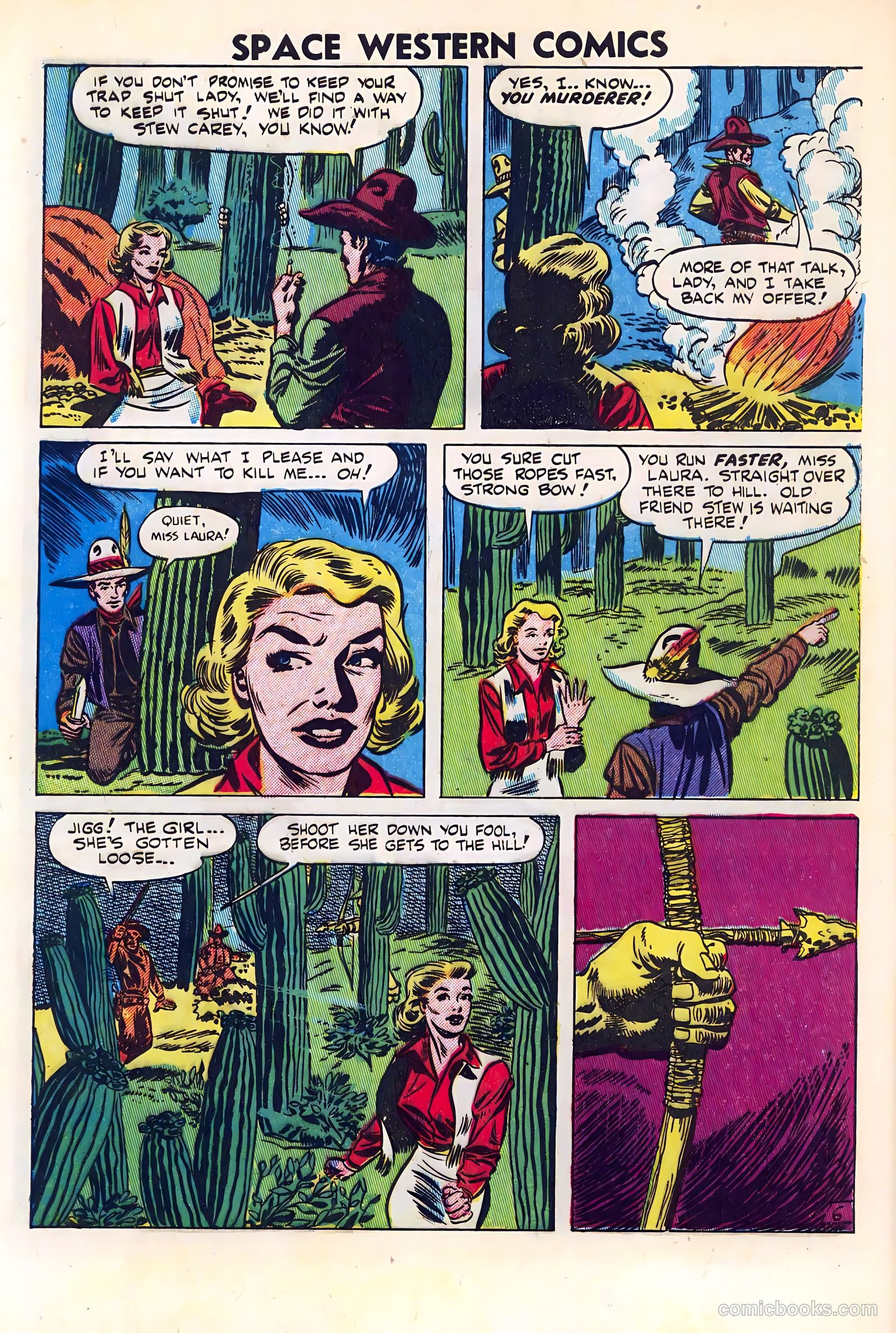 Space Western Comics #40 — page 32 of 36