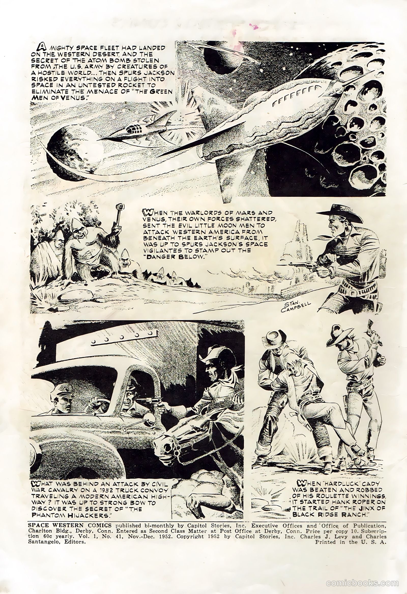 Space Western Comics #41 — page 2 of 36