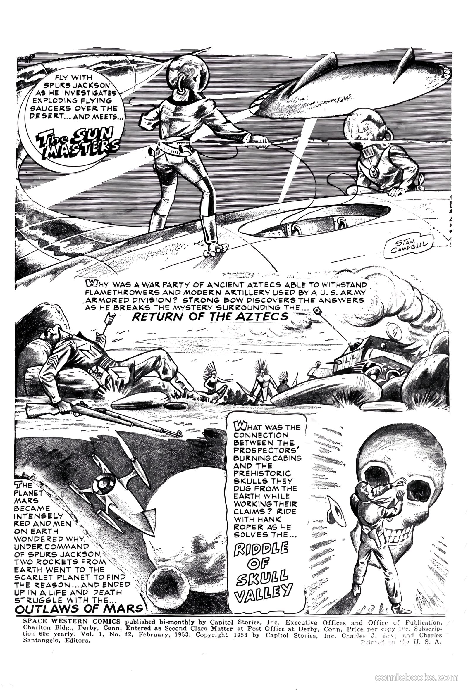 Space Western Comics #42 — page 2 of 36
