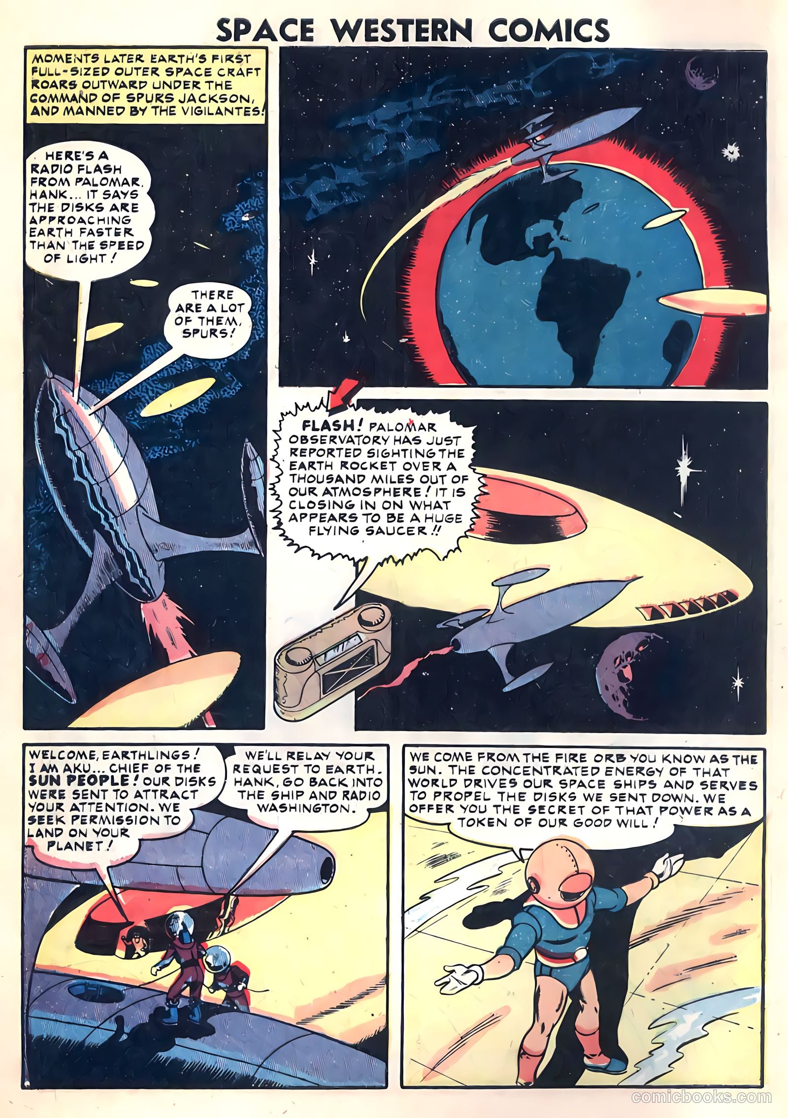 Space Western Comics #42 — page 4 of 36