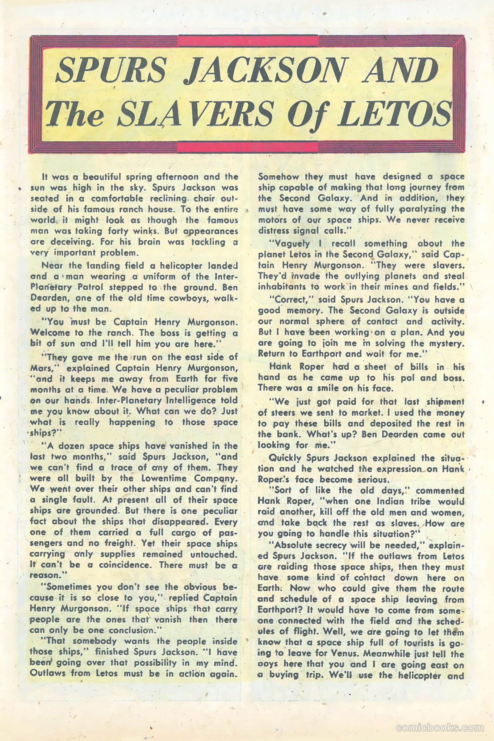 Space Western Comics #45 — page 18 of 36