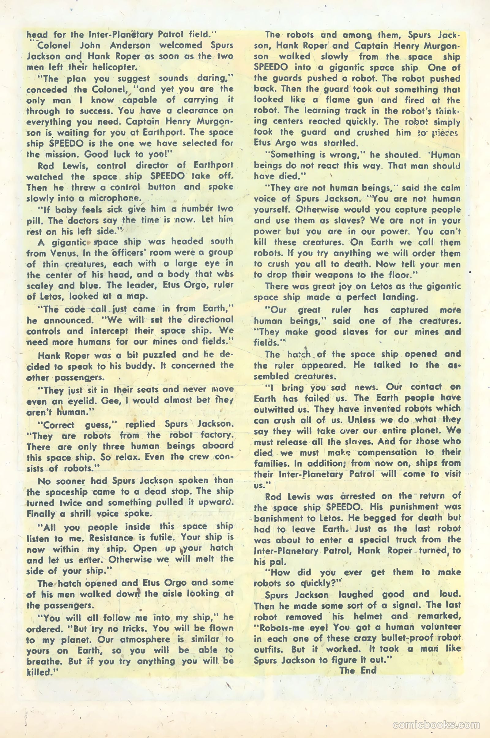 Space Western Comics #45 — page 19 of 36