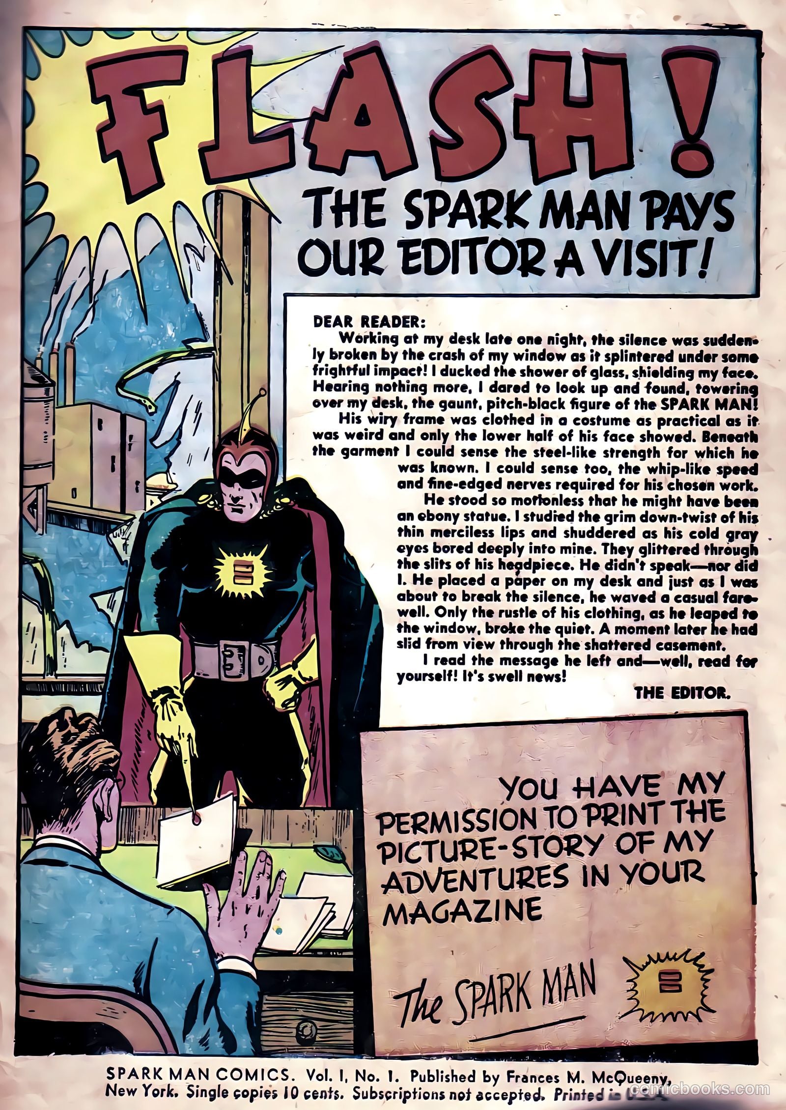 Spark Man Comics #1 — page 3 of 37