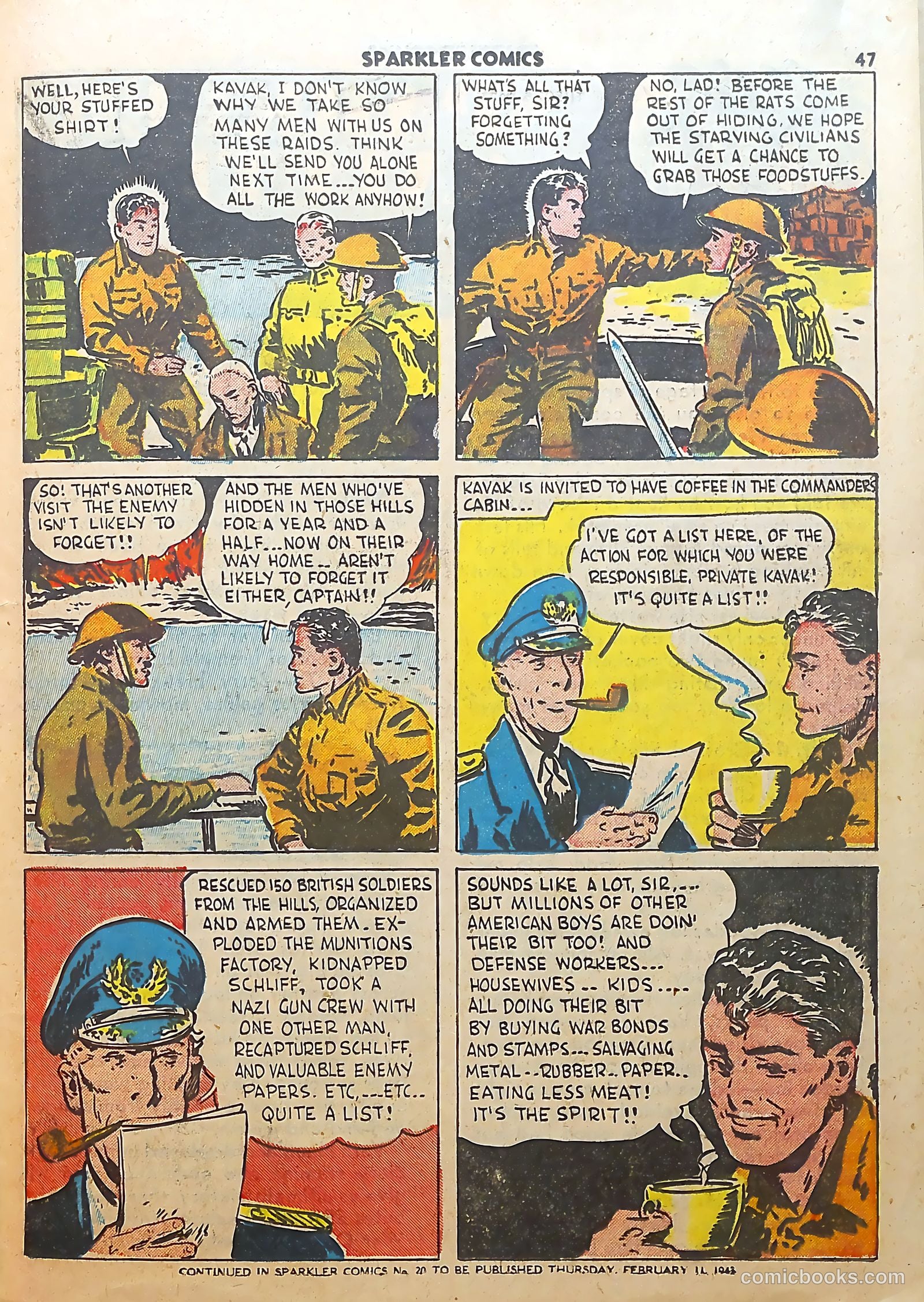 Sparkle Comics #19 — page 35 of 54