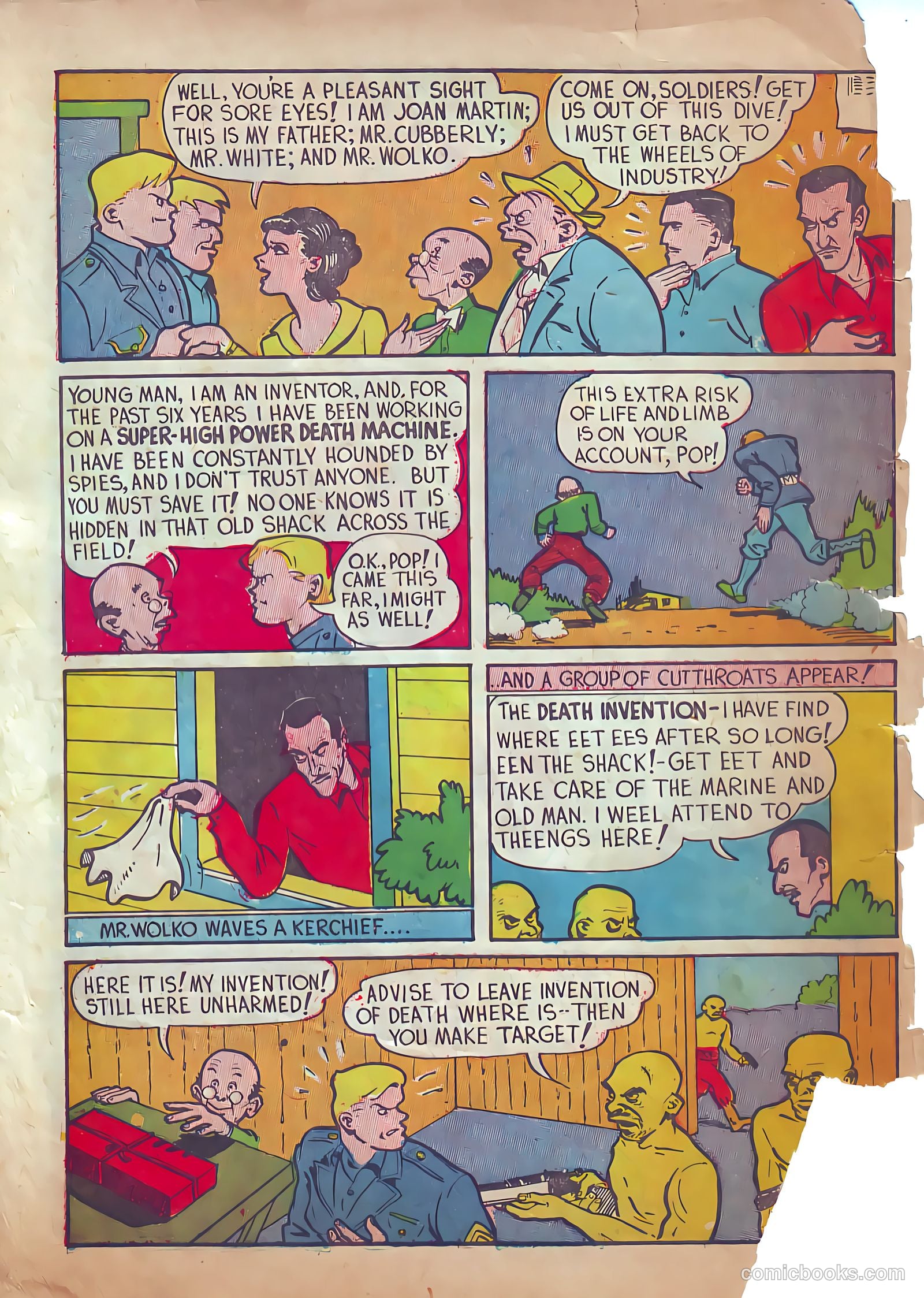 Speed Comics #1 — page 59 of 62