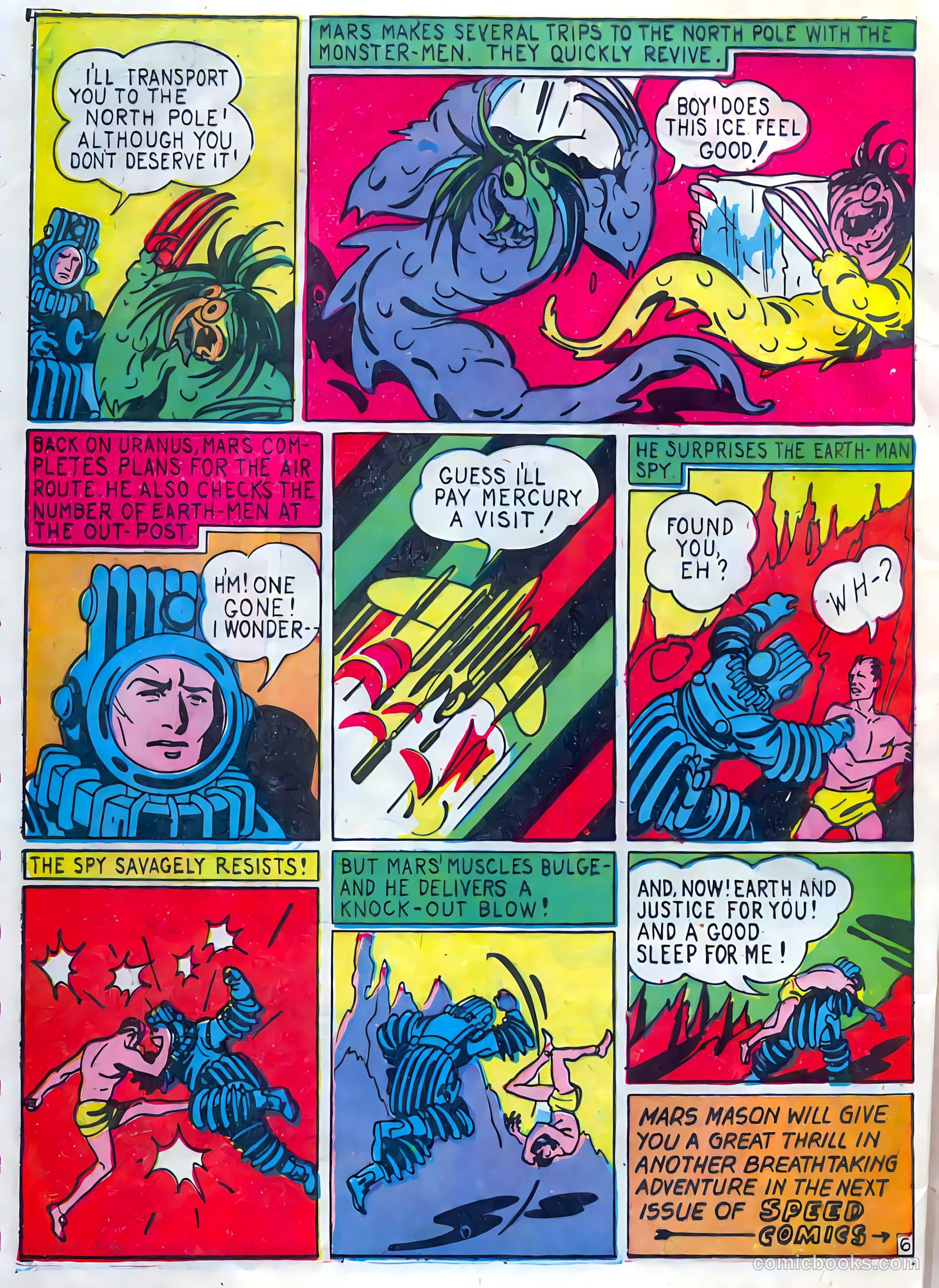 Speed Comics #10 — page 60 of 68