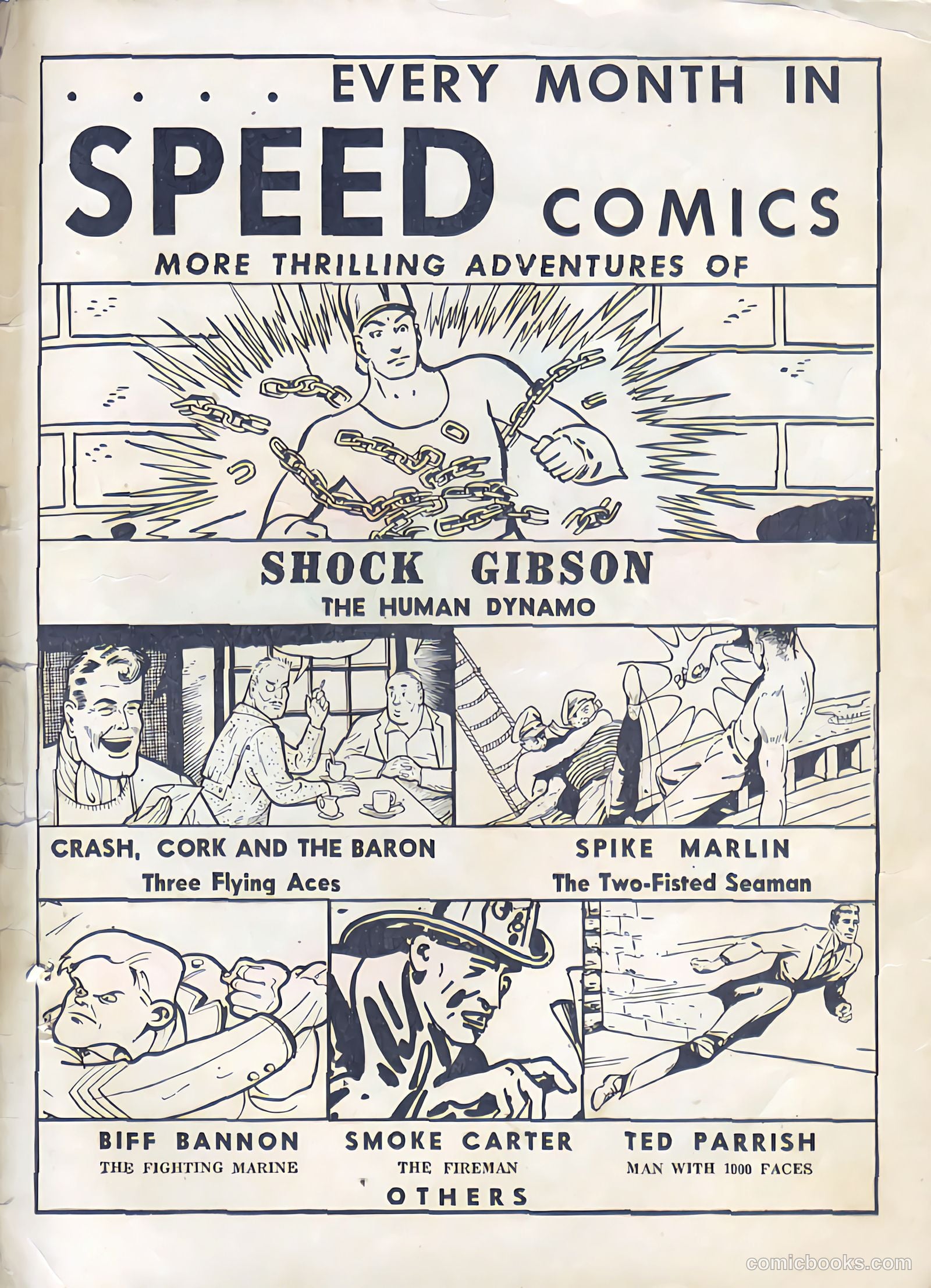 Speed Comics #3 — page 67 of 68