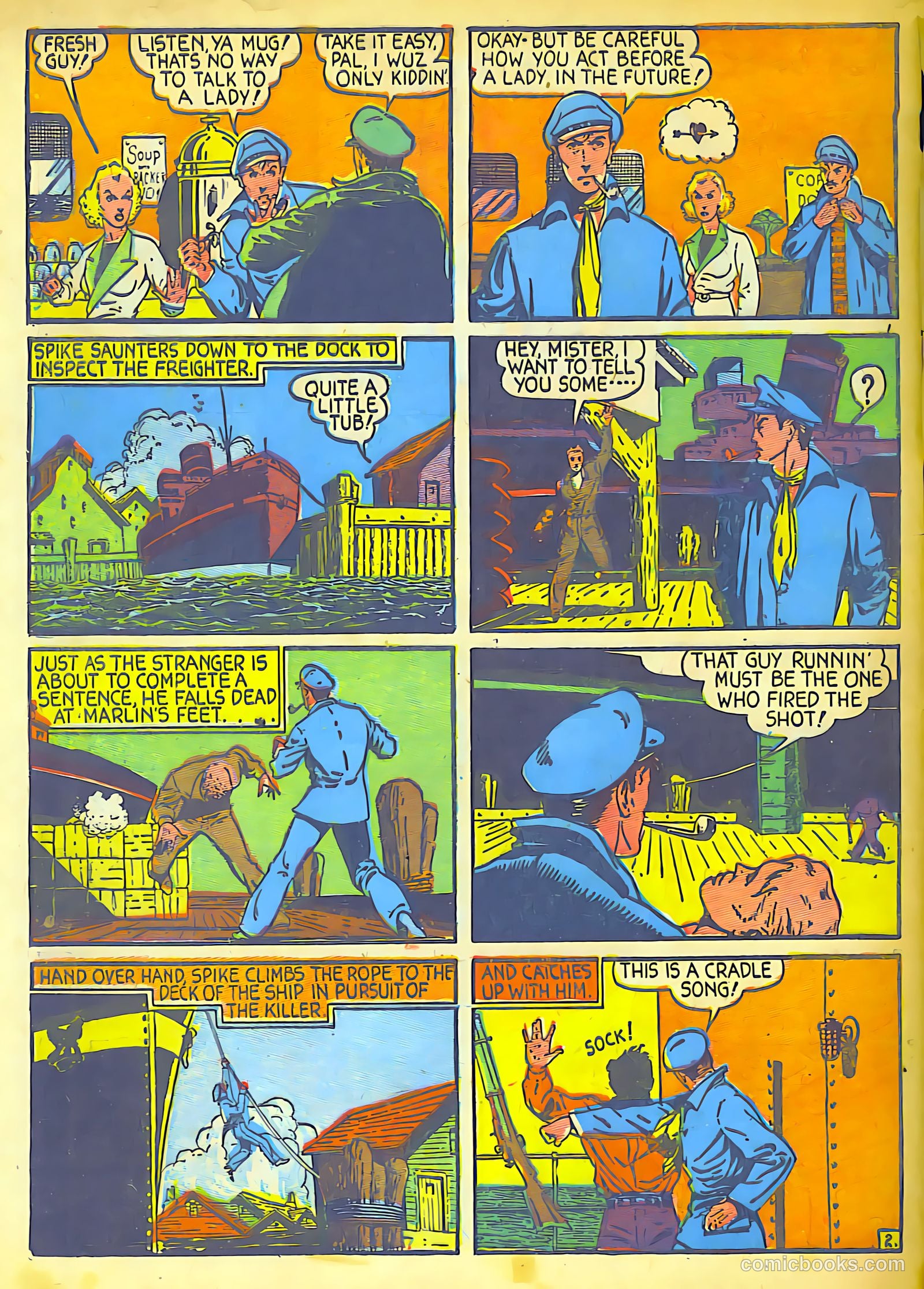 Speed Comics #8 — page 40 of 44
