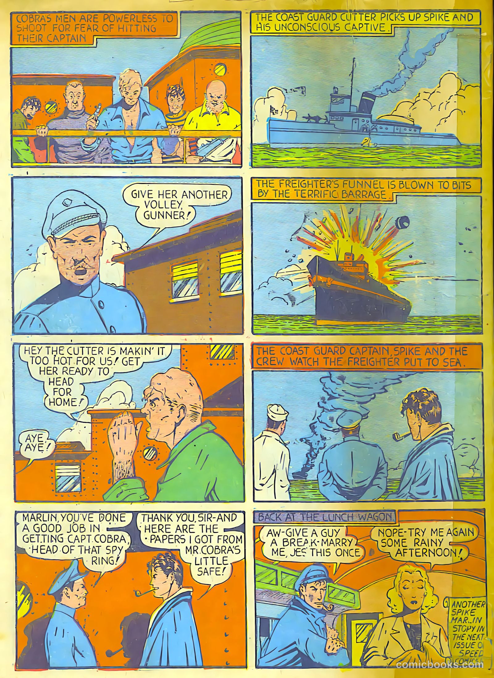 Speed Comics #8 — page 44 of 44