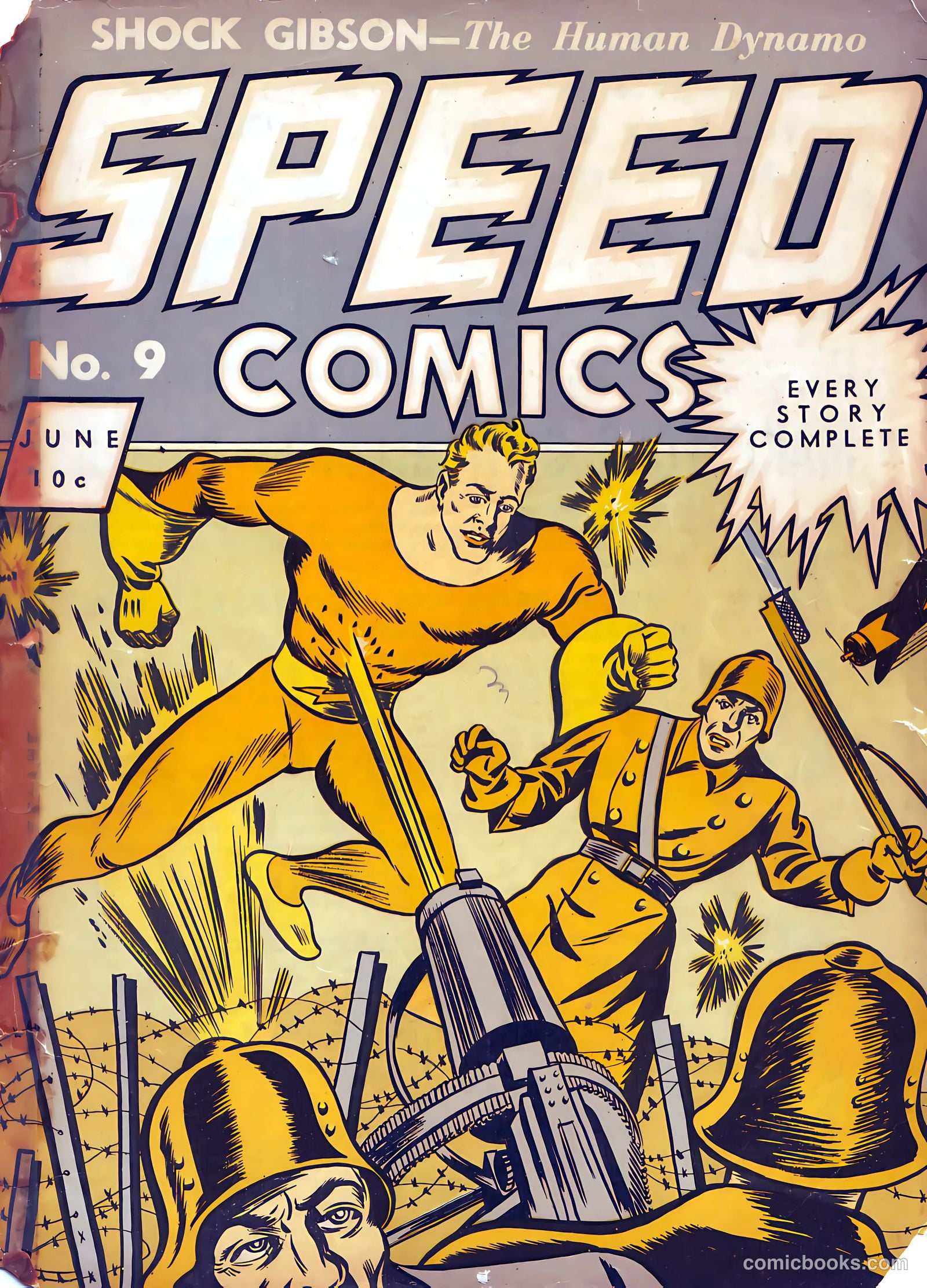 Speed Comics #9 — page 2 of 69