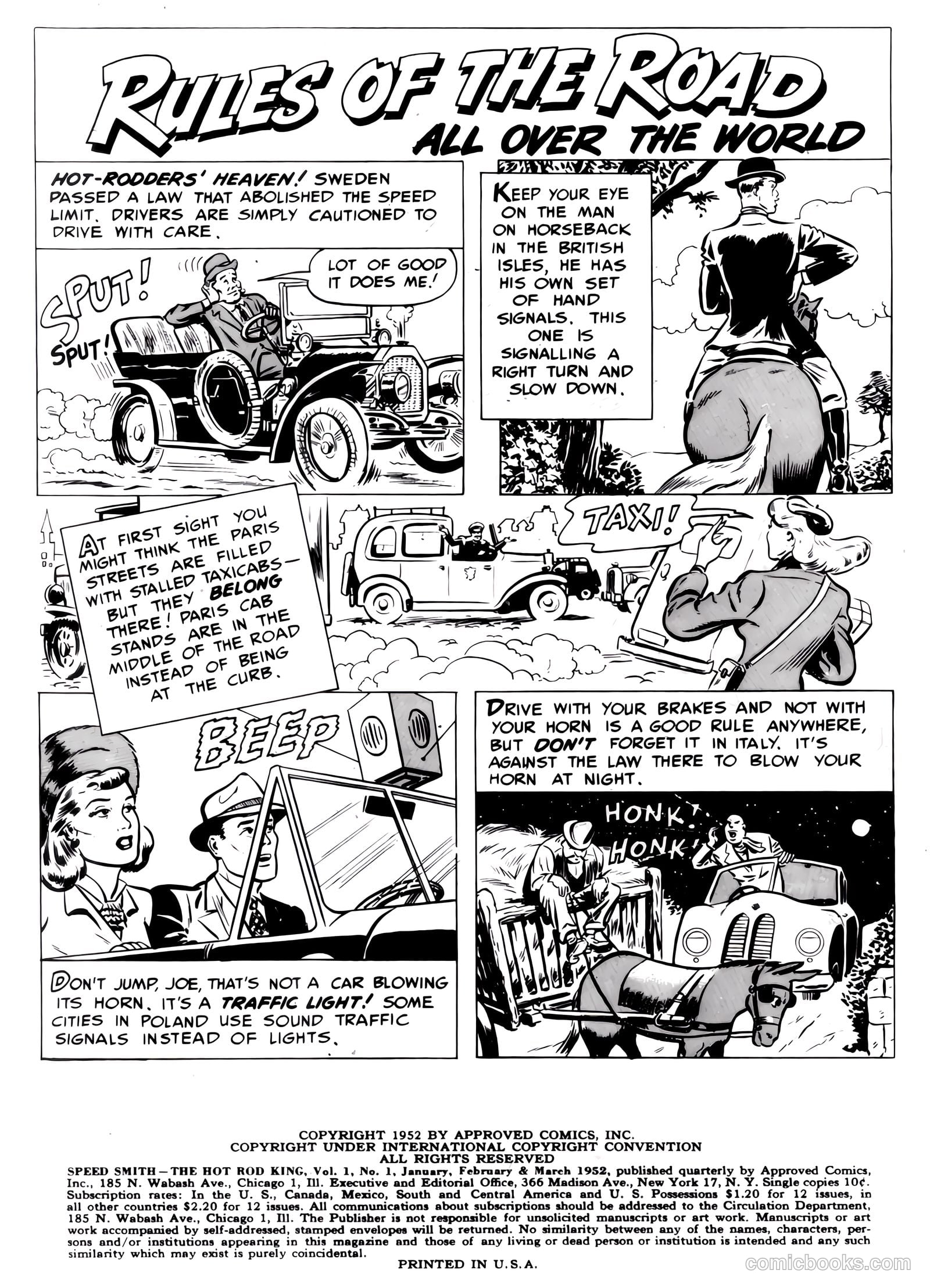 Speed Smith, the Hot Rod King #1 — page 2 of 36