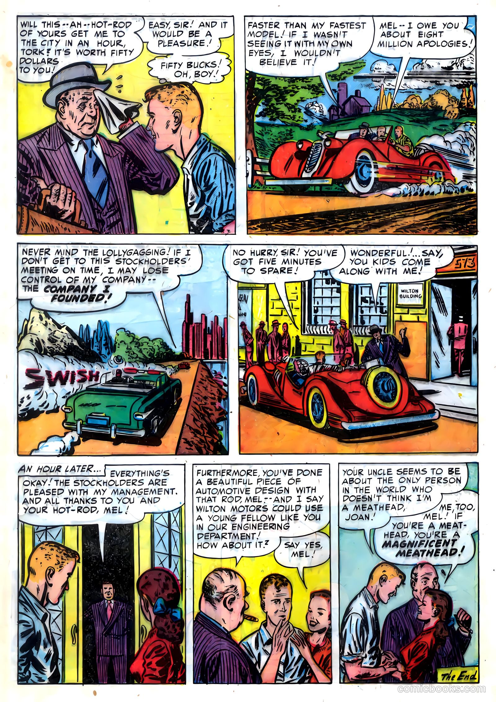 Speed Smith, the Hot Rod King #1 — page 28 of 36