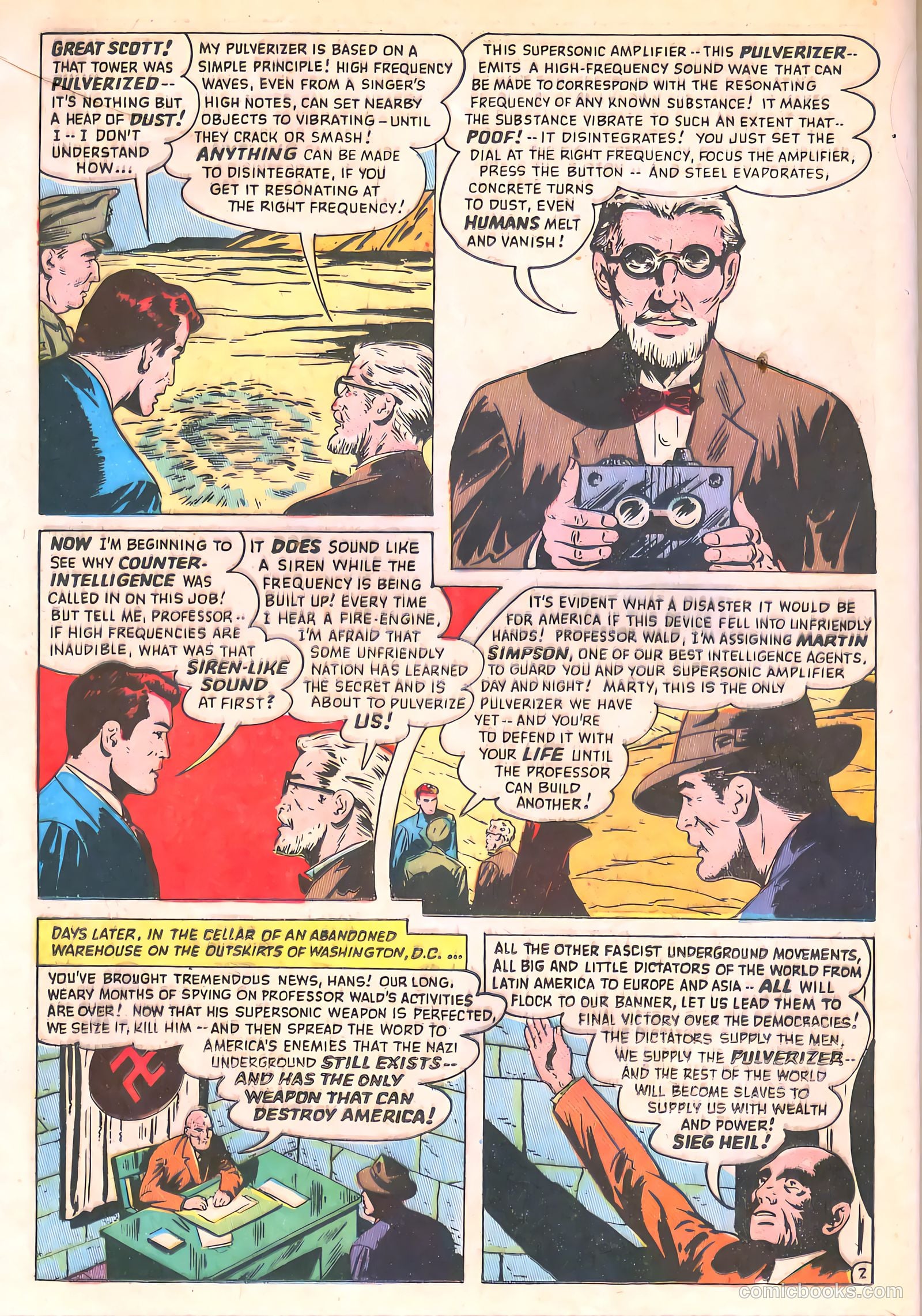 Spy-Hunters #8 — page 36 of 52