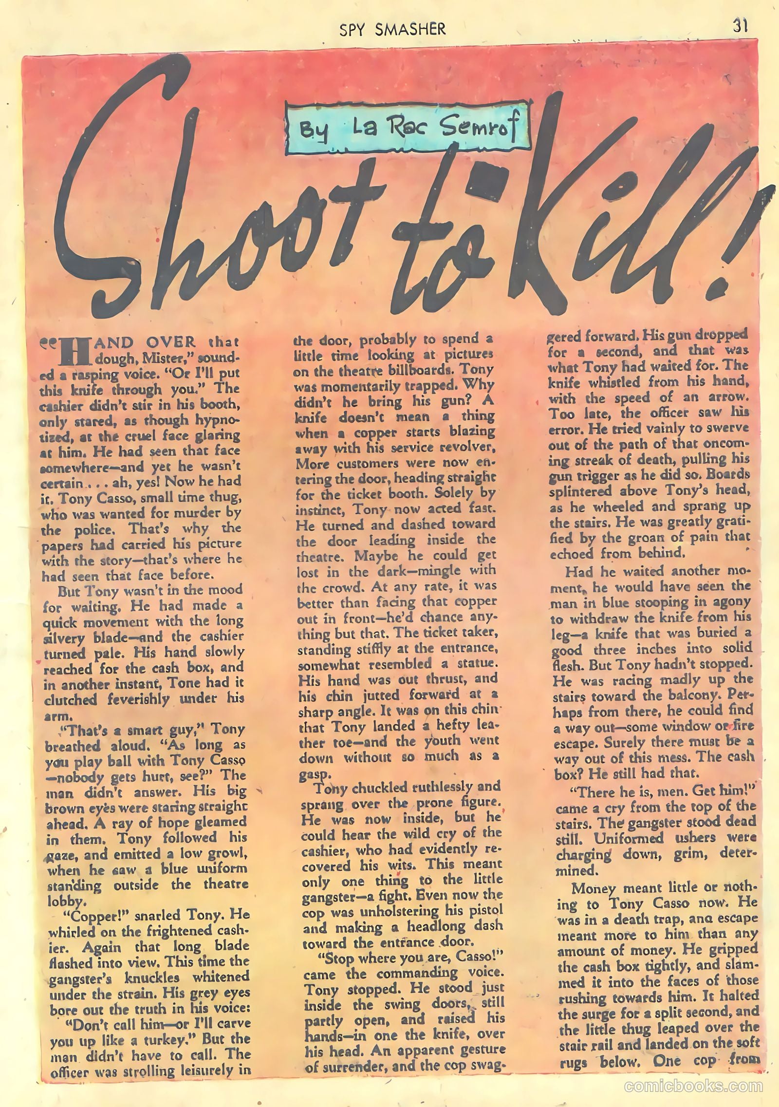 Spy Smasher #1 — page 33 of 68