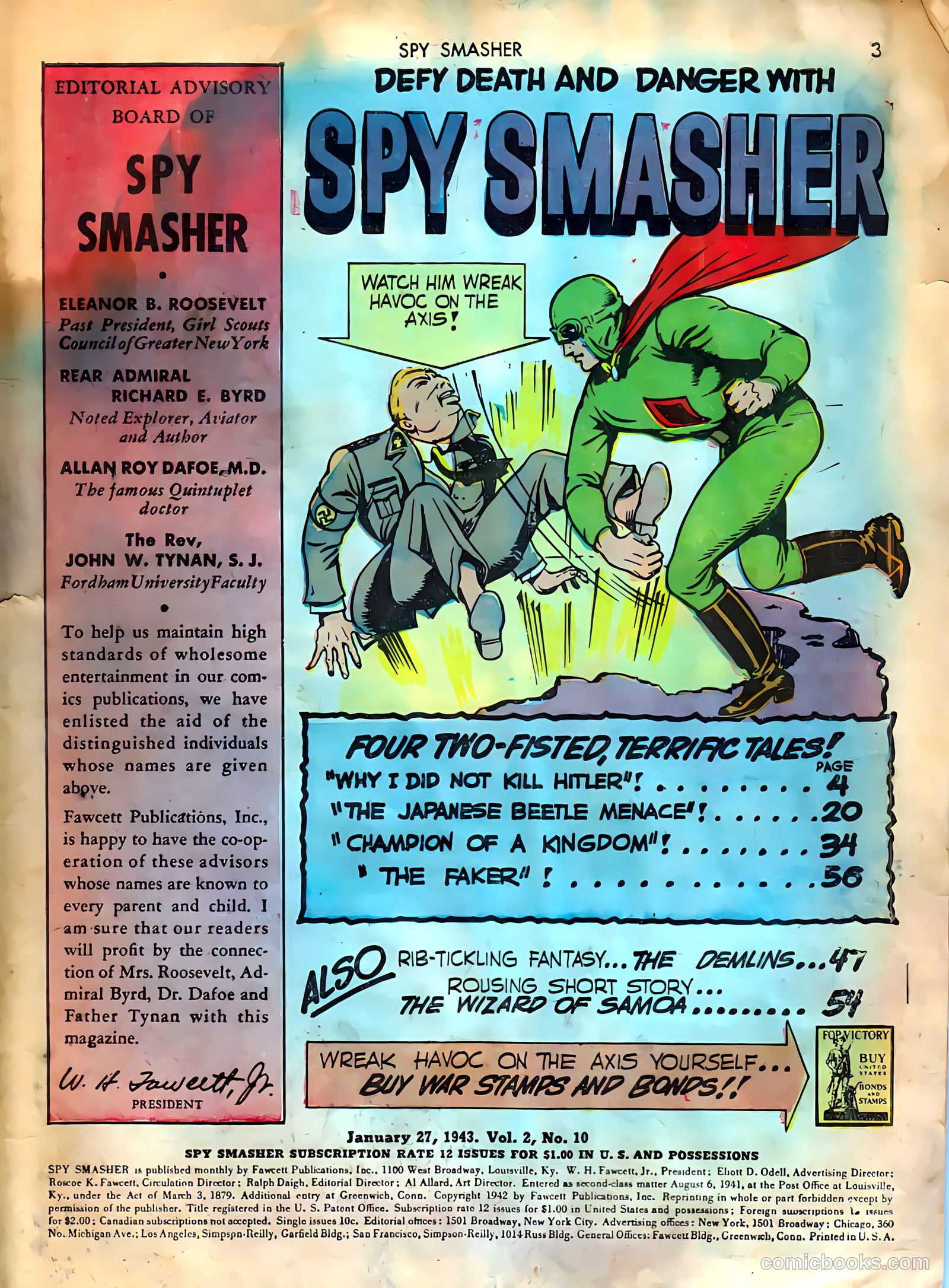 Spy Smasher #10 — page 3 of 69