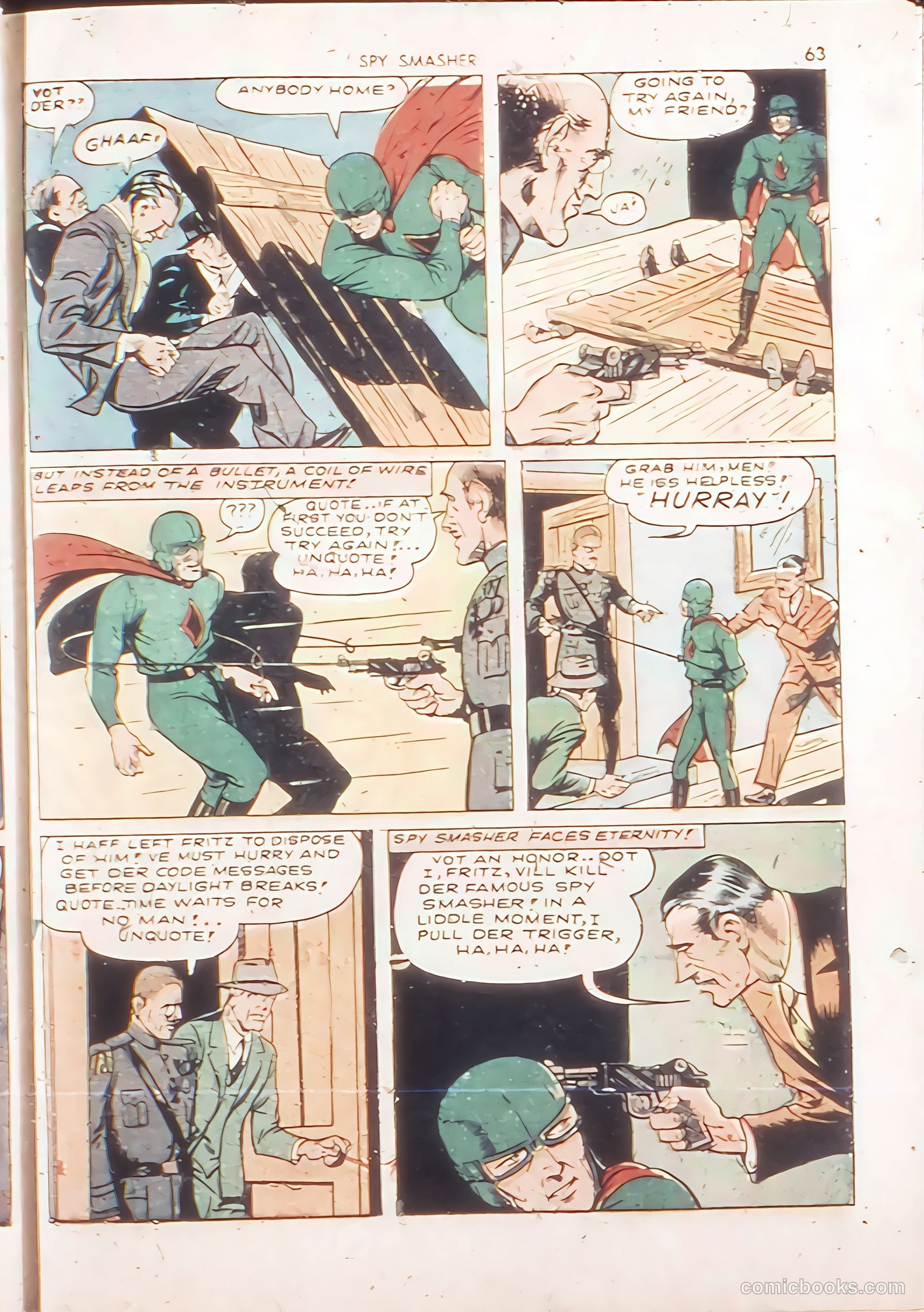 Spy Smasher #11 — page 62 of 67